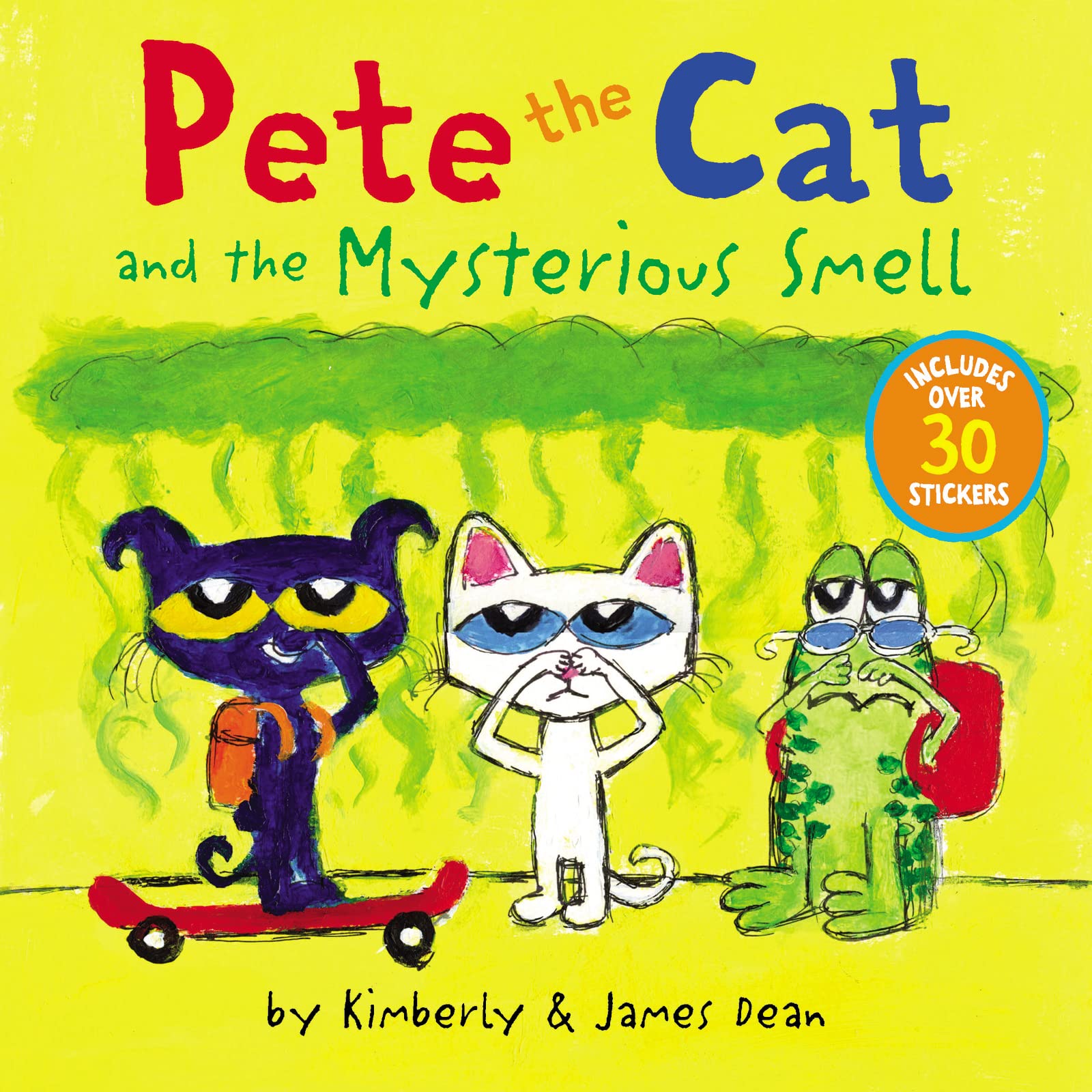 Libro: Pete the Cat and the Mysterious Smell: Includes Over 30 Stickers!