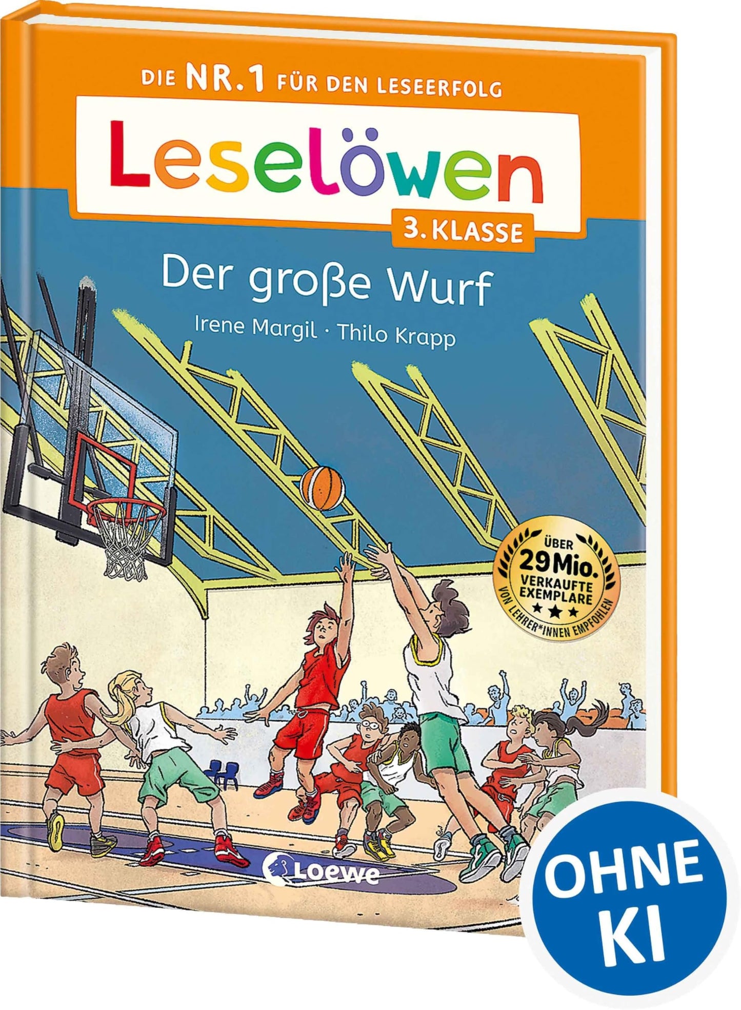 Libro: Leselöwen 3. Klasse - Der große Wurf: Die Nr. 1 für den Leseerfolg - Mit Leselernschrift ABeZeh - Kinderbuch über die Liebe zum Basketball ab 8 Jahren