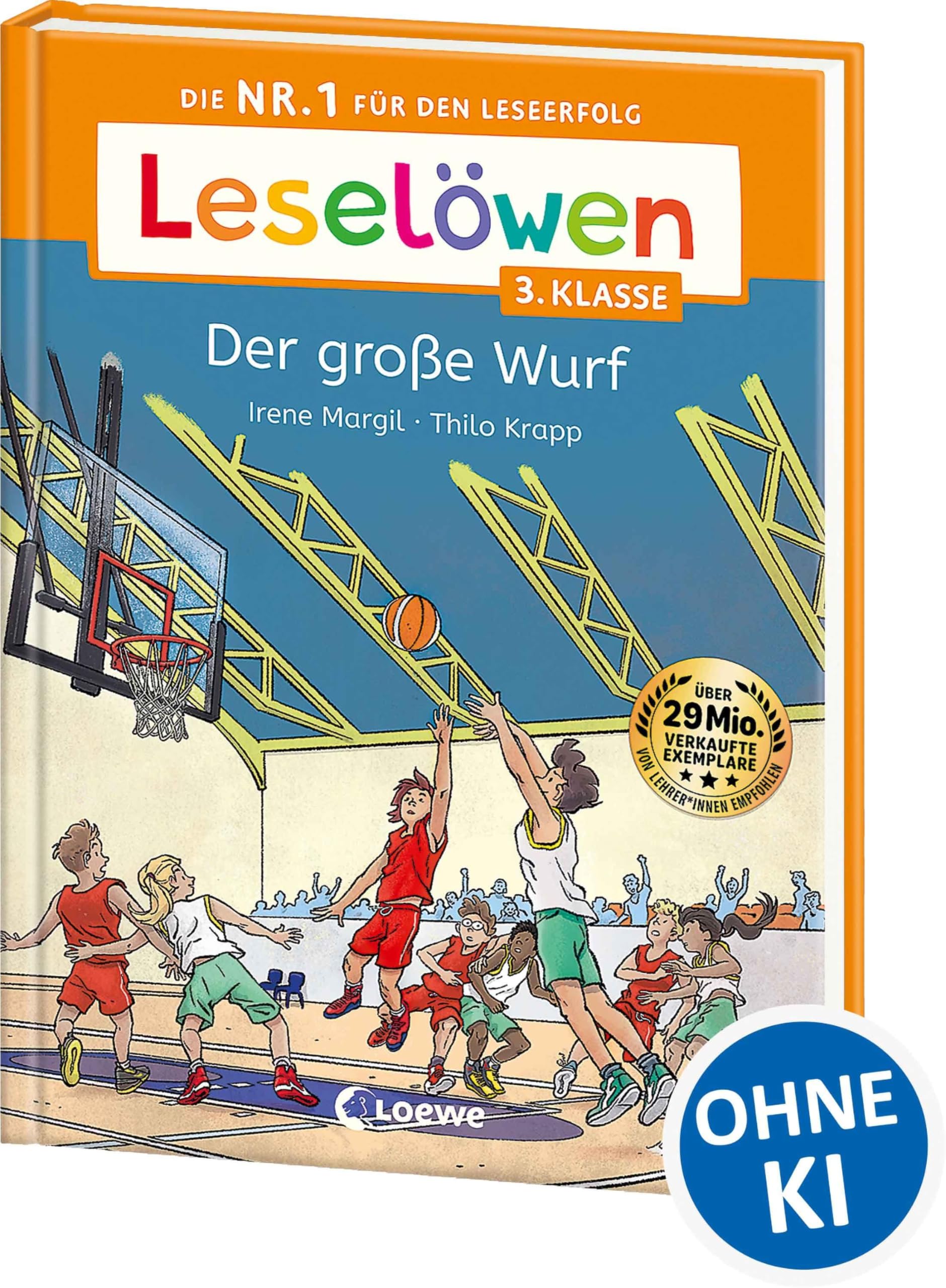 Libro: Leselöwen 3. Klasse - Der große Wurf: Die Nr. 1 für den Leseerfolg - Mit Leselernschrift ABeZeh - Kinderbuch über die Liebe zum Basketball ab 8 Jahren