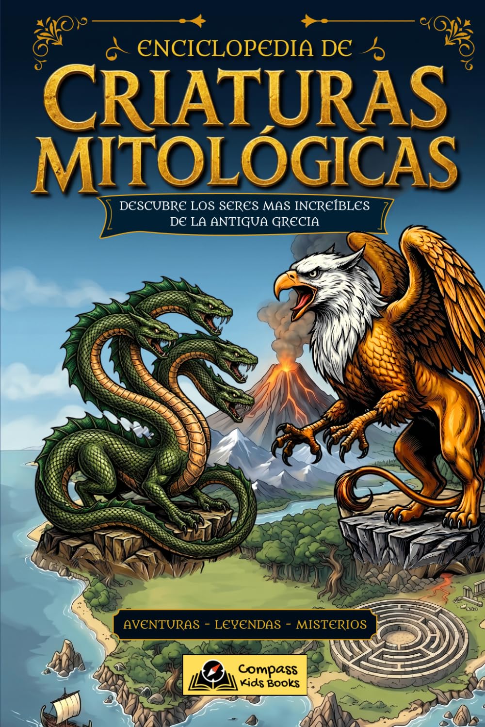 Libro: La era de los monstruos: Mitología griega.: Mitología griega: Historias legendarias, genealogía y desafíos para niños de 9 a 12 años (Mitología Griega Para Niños) (Spanish Edition)