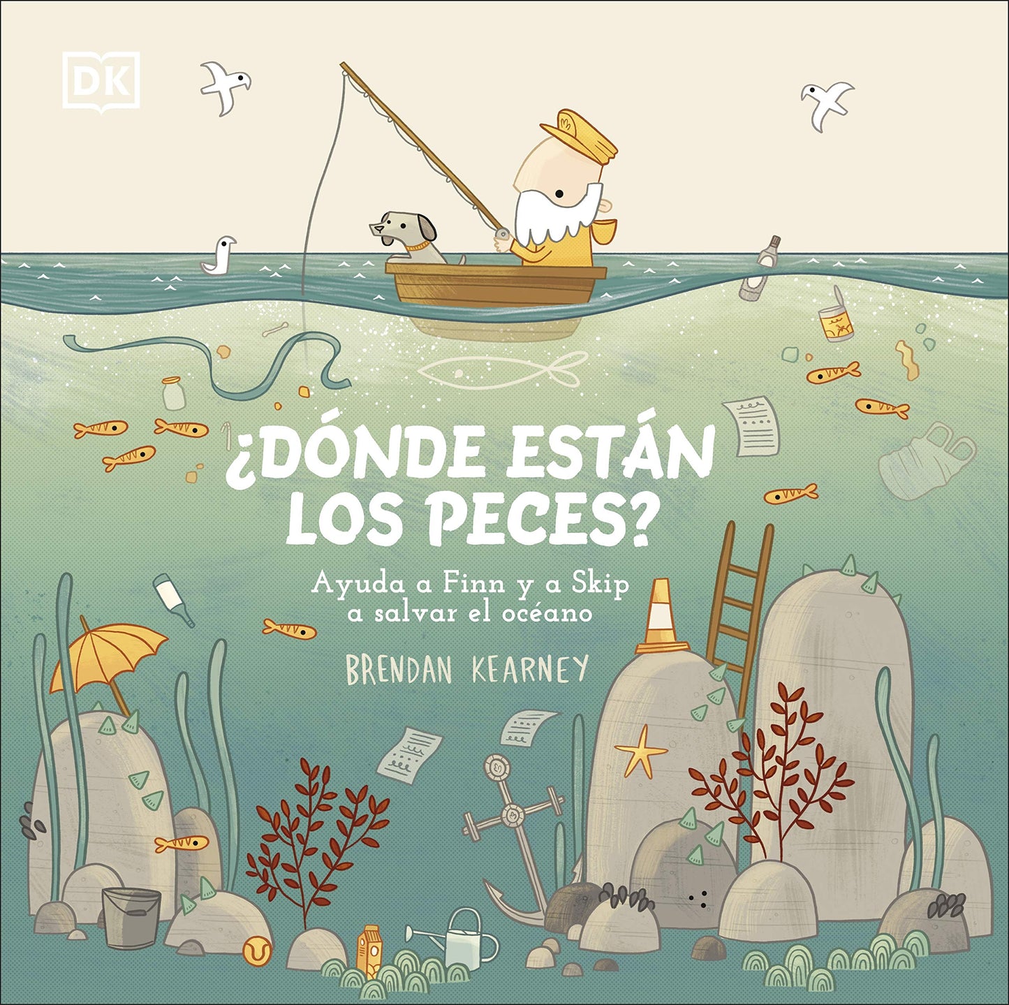 Libro: ¿Dónde están los peces?: Ayuda a Finn y a Skip a salvar el océano (DK Infantil)