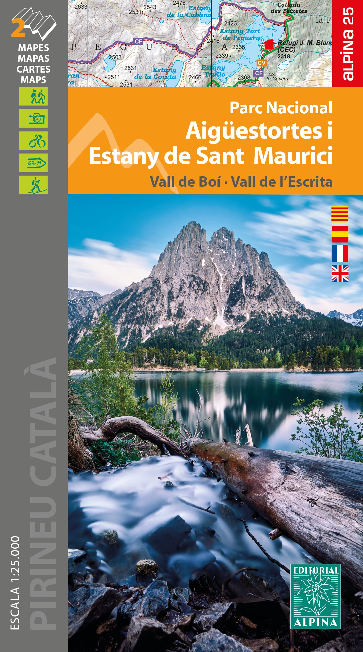 Libro: Parc National Aiguestortes i Estany de Sant Maurici 1:25000 [Spanish]