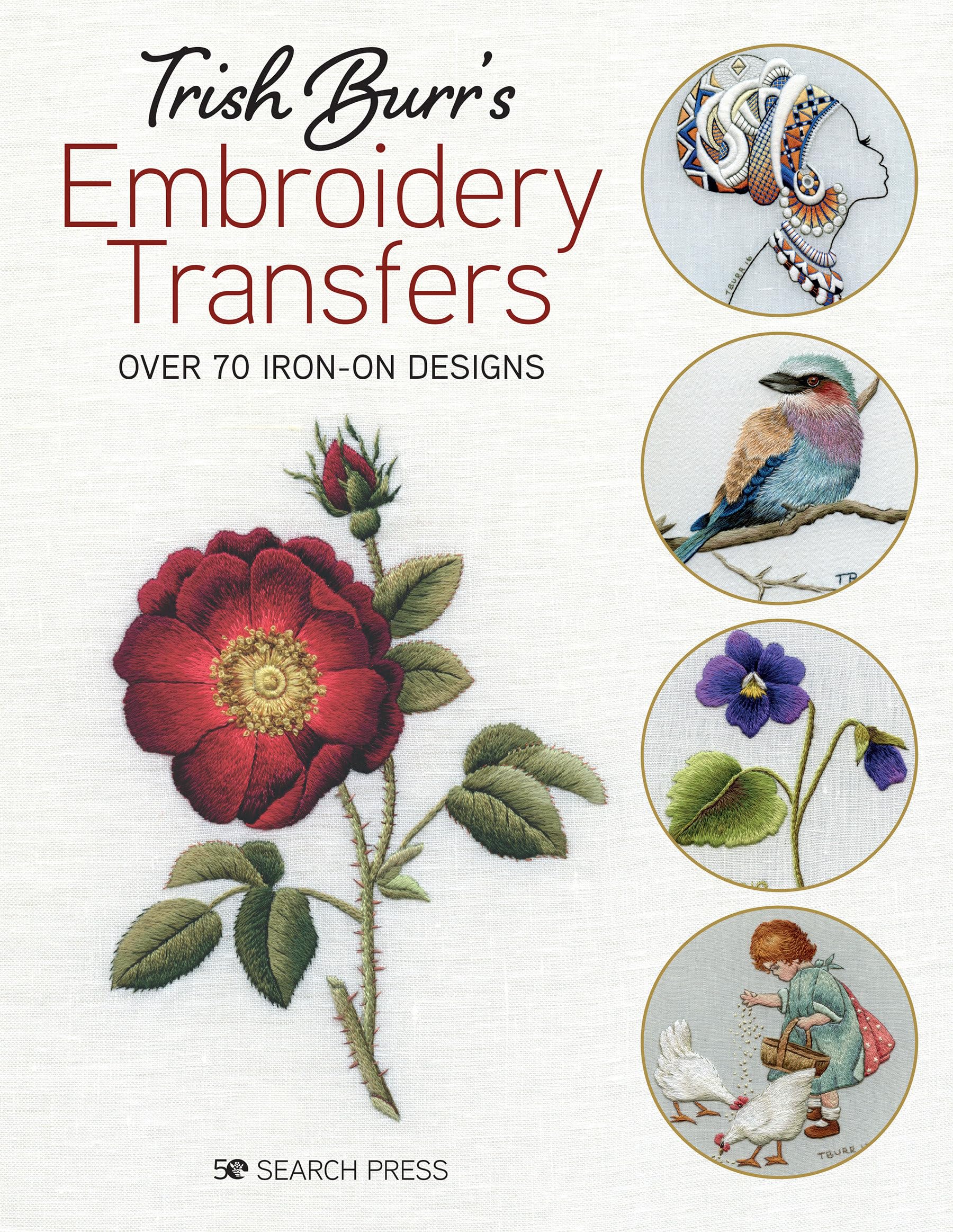 Libro: Trish Burr's Embroidery Transfers: Over 70 iron-on designs