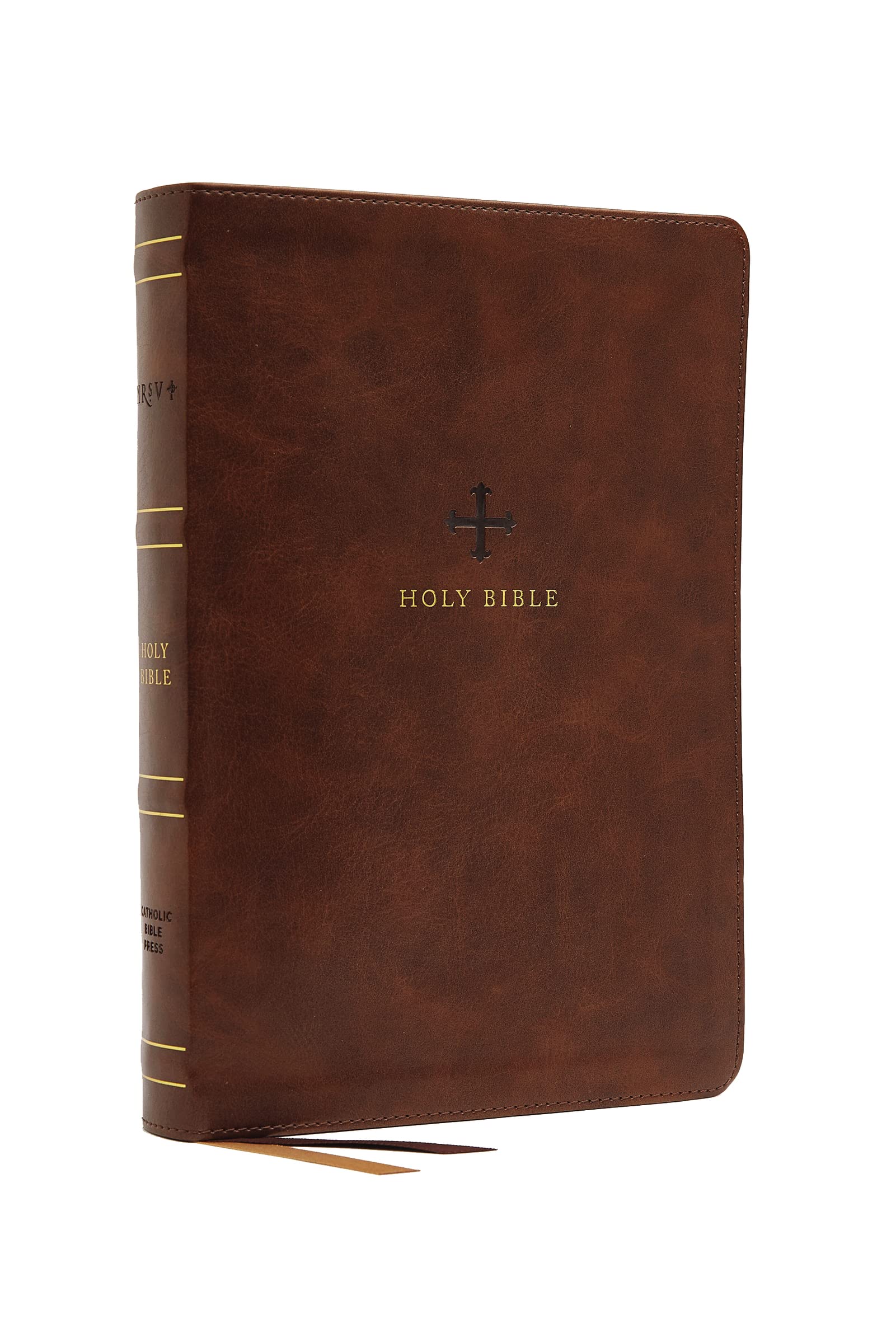 Libro: NRSV, Catholic Bible, Thinline Edition, Leathersoft, Brown, Comfort Print: Holy Bible