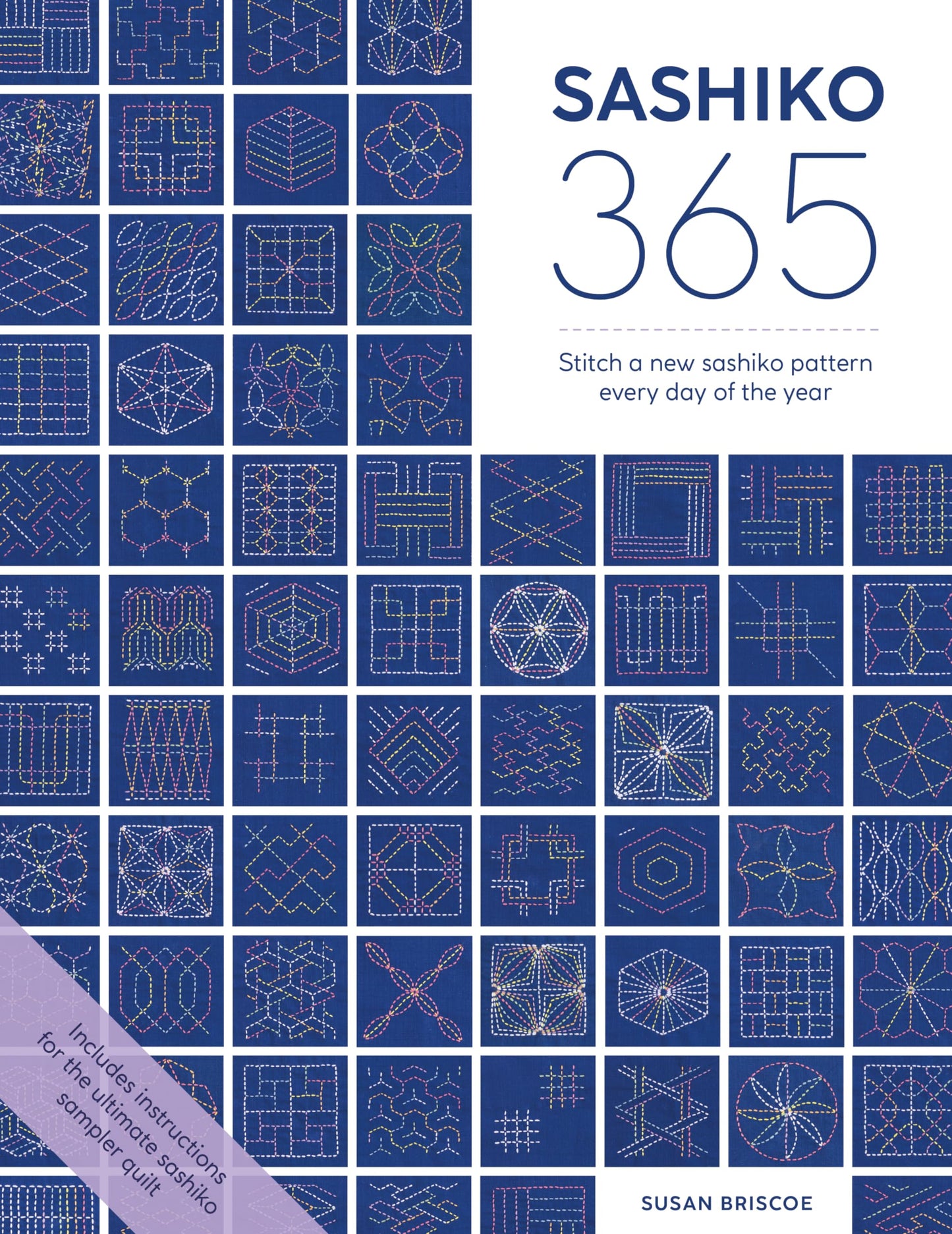 Libro: Sashiko 365: Stitch a new sashiko embroidery pattern every day of the year