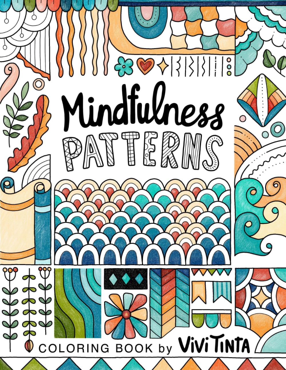 Libro: Mindfulness Patterns: Coloring Book with Creative Pattern Designs for Stress Relief and Relaxation