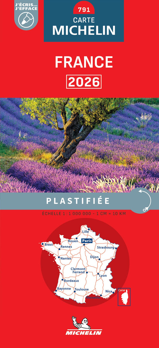 Carte Nationale France 2026 - Plastifiée: wegenkaart 1:1 000 000: 791