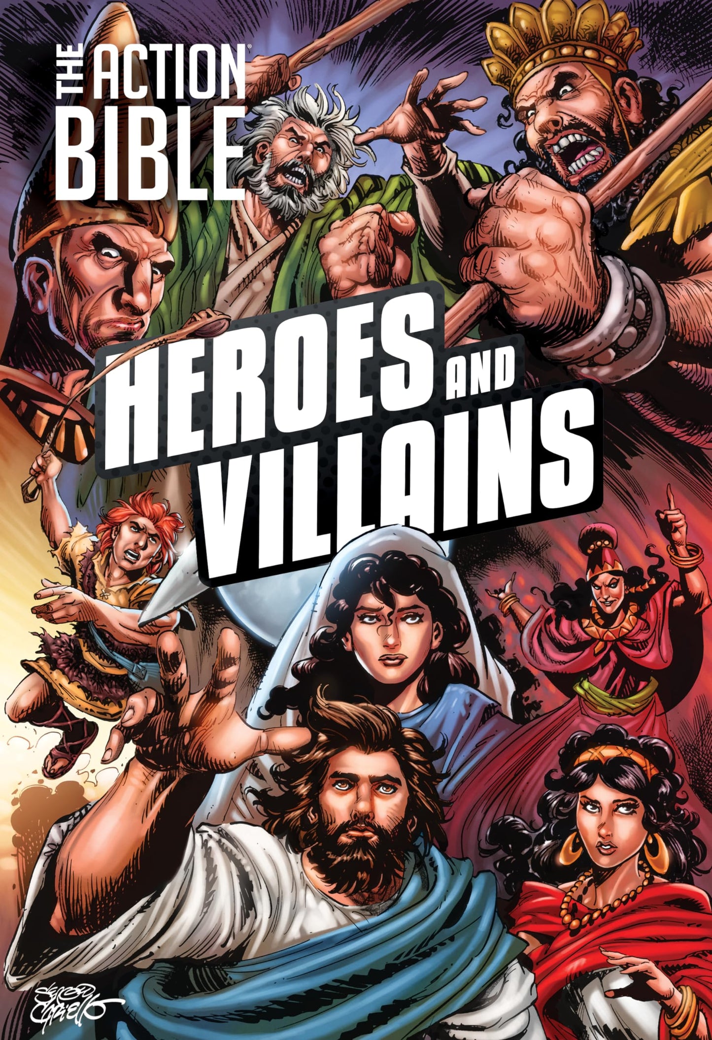 Libro: The Action Bible: Heroes and Villains