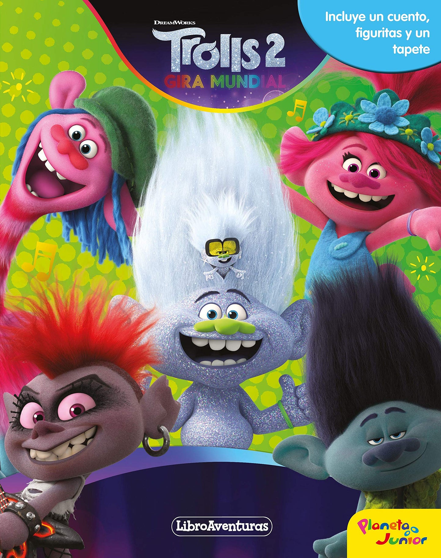 Libro: Trolls 2. Libroaventuras: Incluye un cuento, figuritas y un tapete