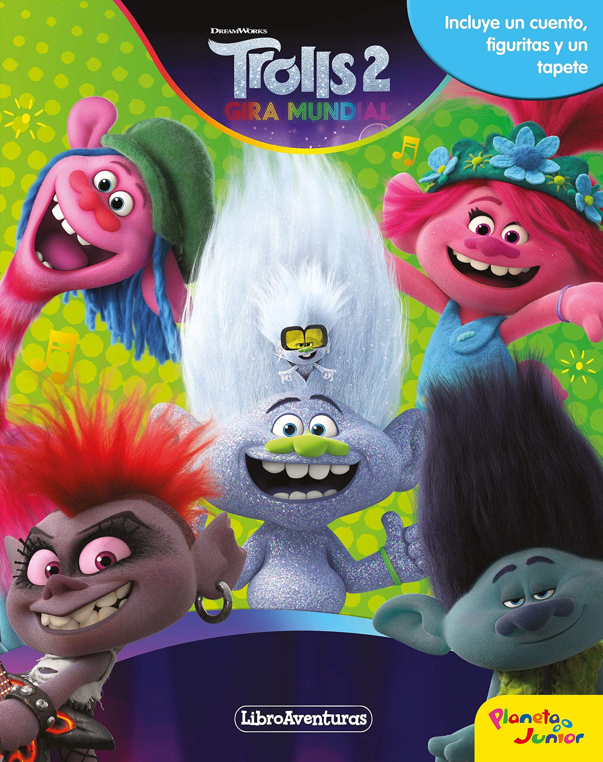 Libro: Trolls 2. Libroaventuras: Incluye un cuento, figuritas y un tapete