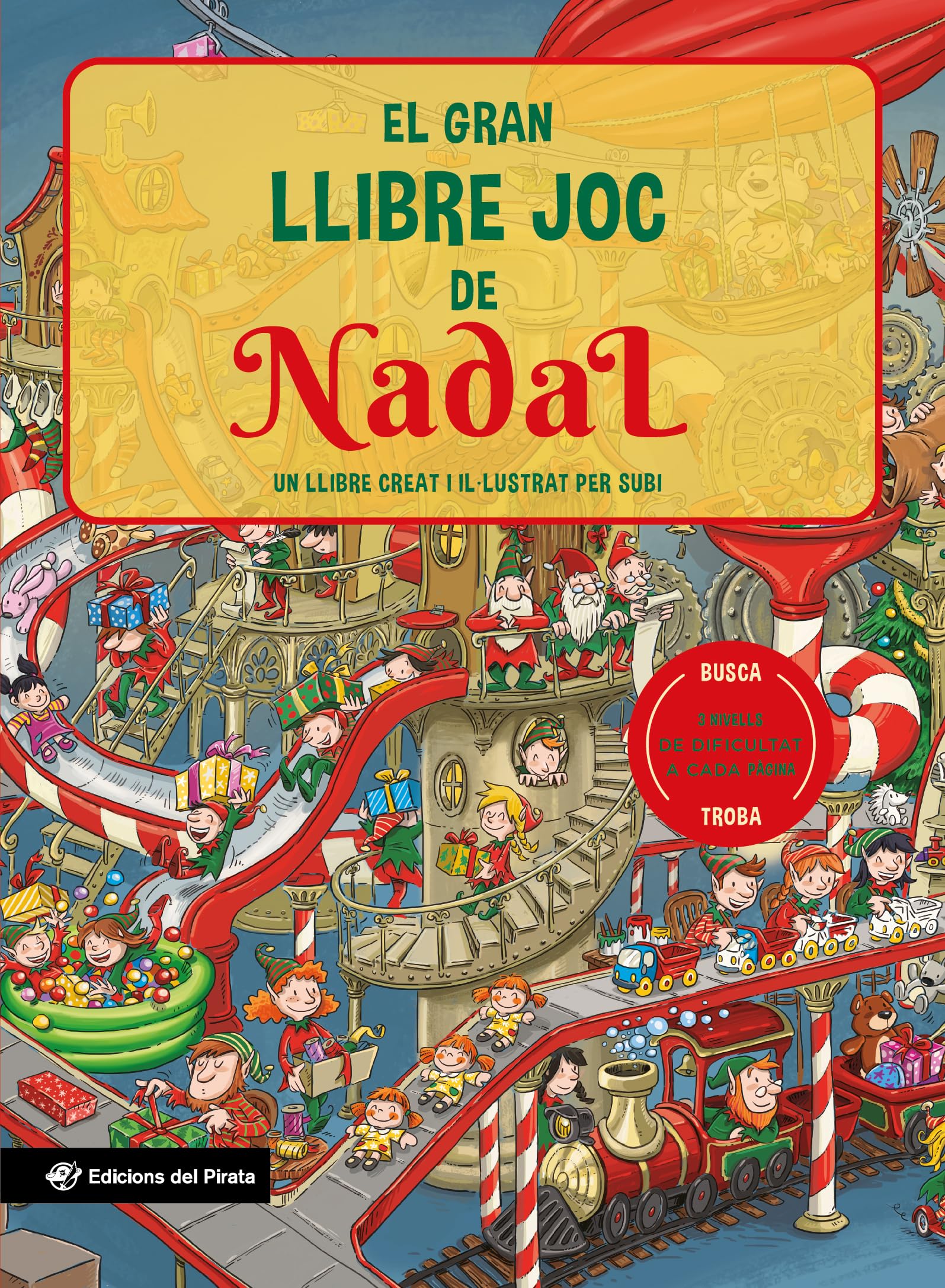 Libro: El gran llibre joc de Nadal: Un llibre amb 3 nivells de joc de 3 a 8 anys. Busca i troba un munt de curiositats i tradicions nadalenques!: 5 (Llibres joc)