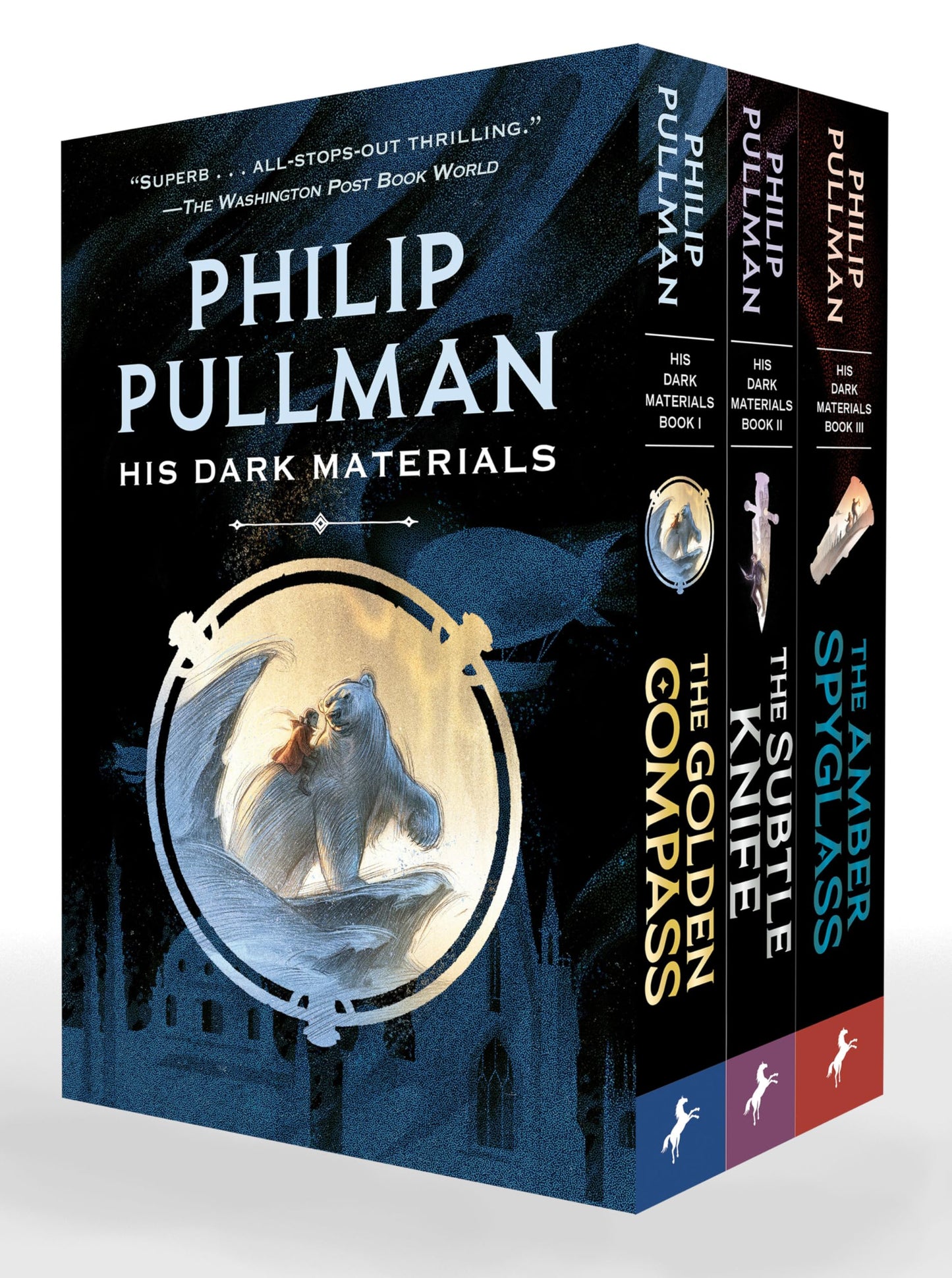 Libro: His Dark Materials 3-Book Paperback Boxed Set: The Golden Compass; The Subtle Knife; The Amber Spyglass