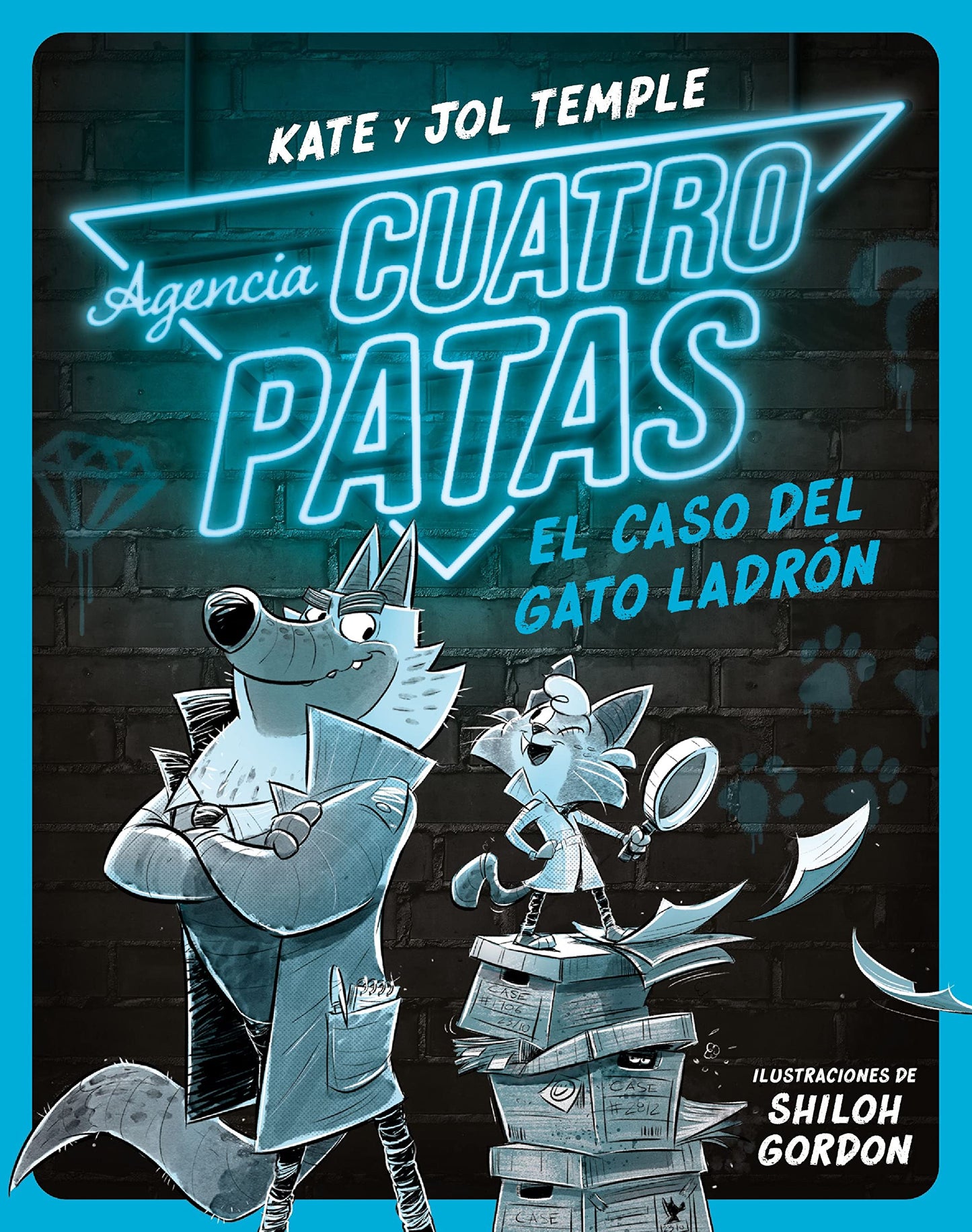 Libro: Agencia Cuatro Patas 1. El caso del gato ladrón: Ilustraciones de Shiloh Gordon