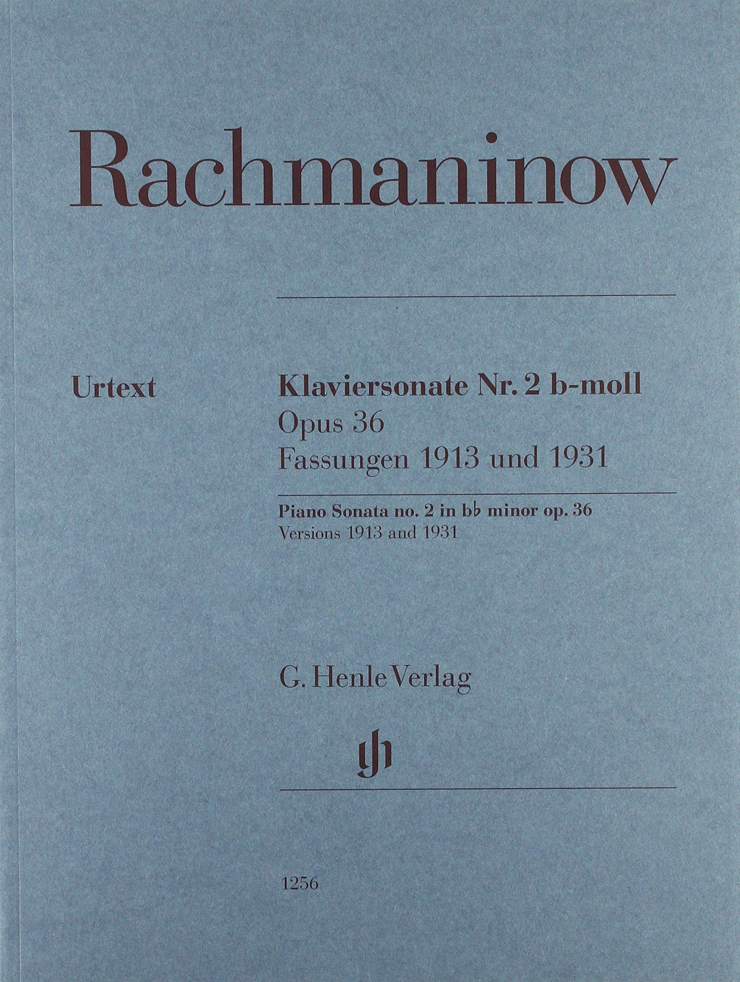 Libro: Sonate n2 opus 36 en sib majeur versions de 1913 et 1931 --- piano: Fassungen 1913 und 1931. Klavier zu zwei Händen, Urtextausgabe