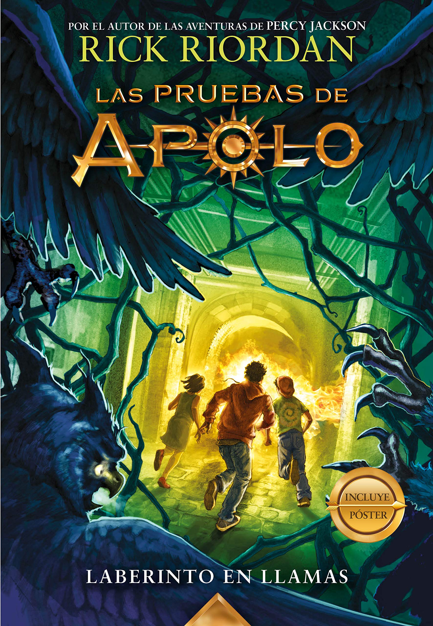 Libro: Las pruebas de Apolo 3 - Laberinto en llamas (Montena)