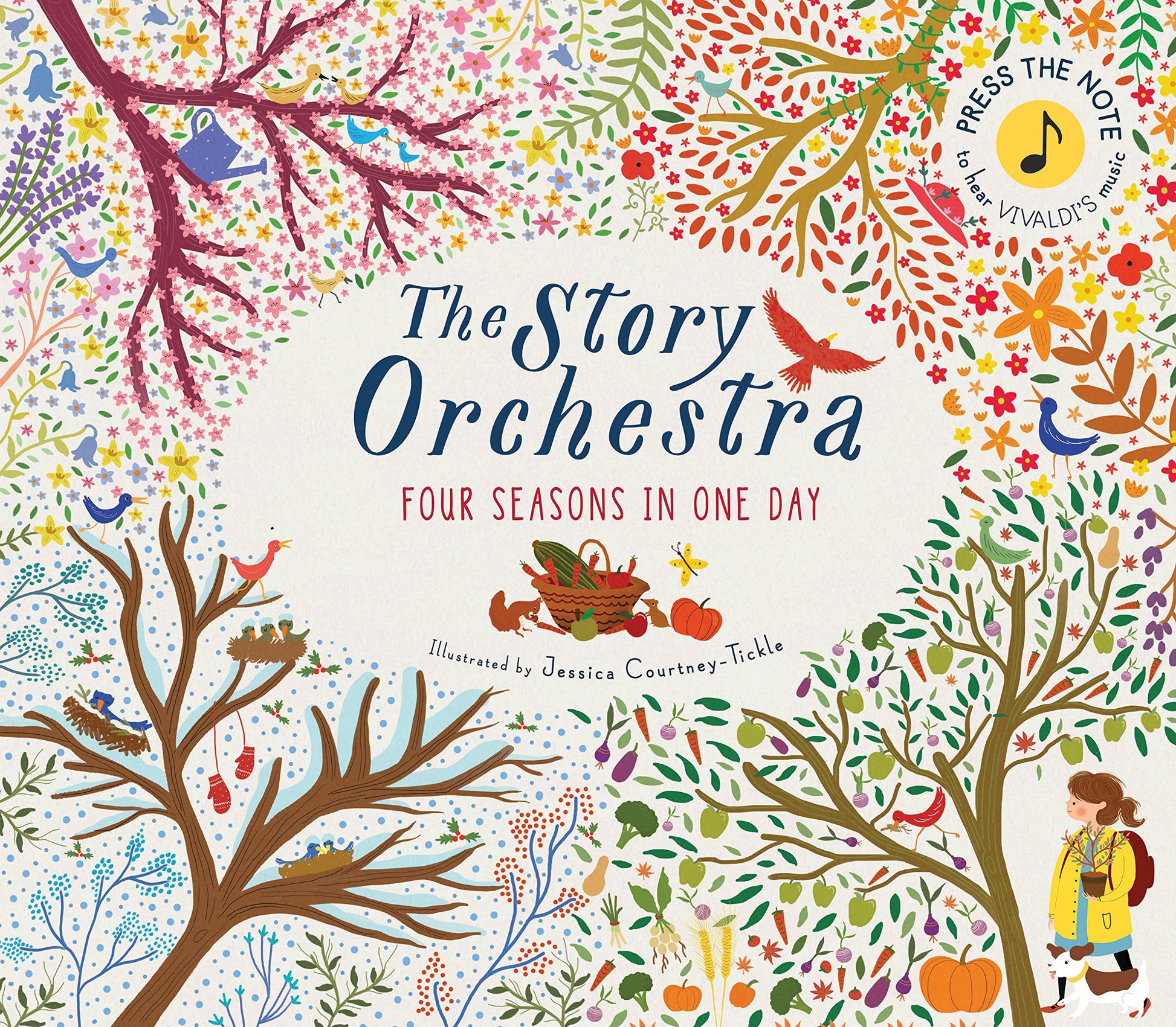 Libro: The Story Orchestra: Four Seasons in One Day: Press the note to hear Vivaldi's music (1)