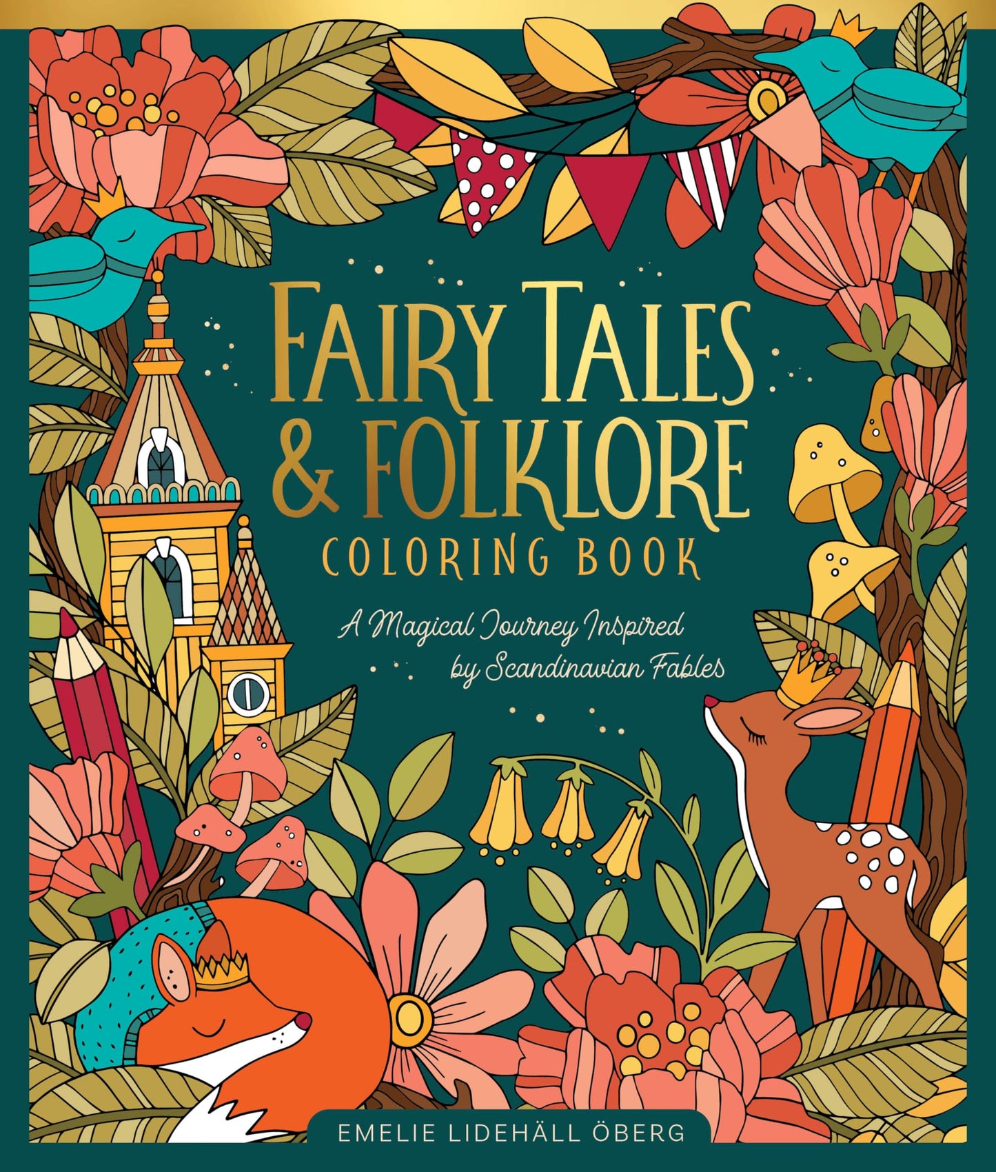 Libro: Fairy Tales & Folklore Coloring Book: A Magical Journey Inspired by Scandinavian Fables