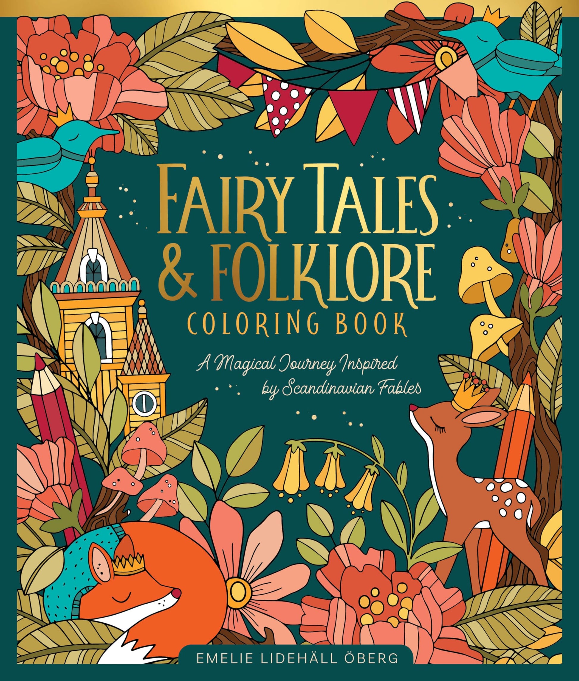 Libro: Fairy Tales & Folklore Coloring Book: A Magical Journey Inspired by Scandinavian Fables