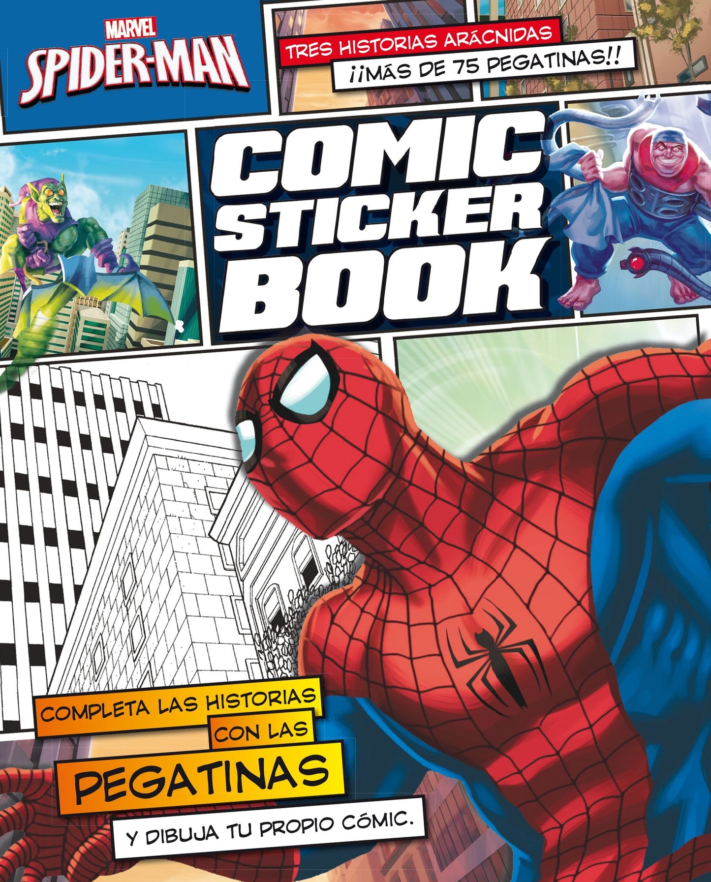 Libro: Spider-Man. Comic Sticker Book