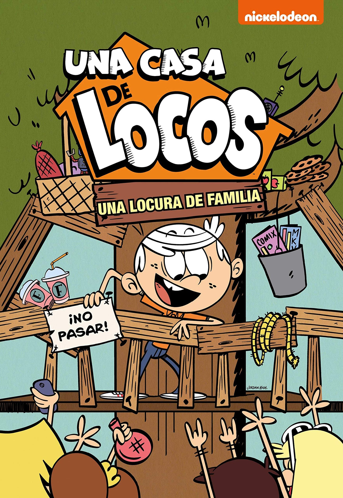 Libro: Una casa de locos. Cómic 4 - Una locura de familia (Nickelodeon)