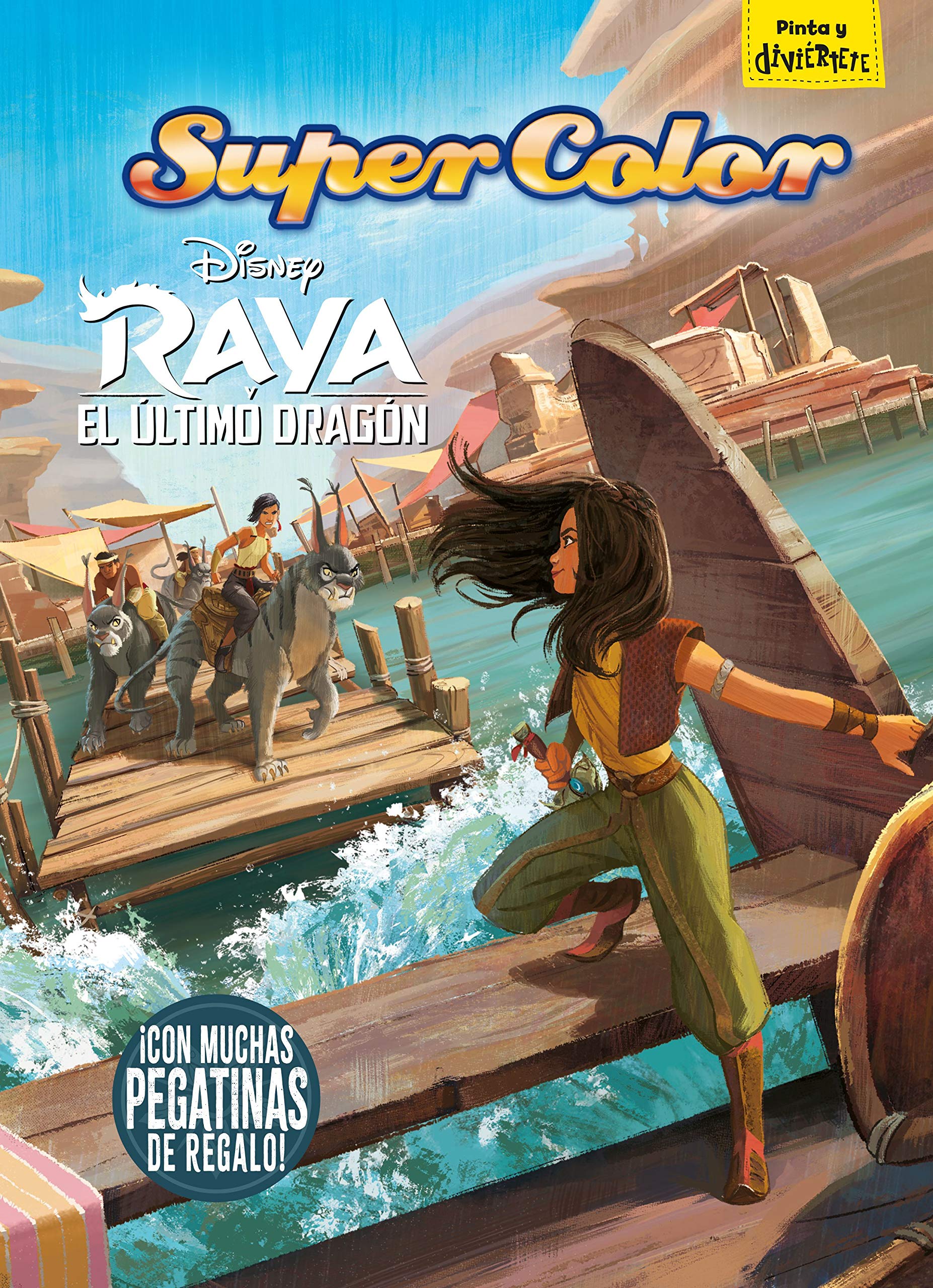 Libro: Raya y el último dragón. Supercolor: ¡Con muchas pegatinas de regalo! (Disney. Raya y el último dragón)