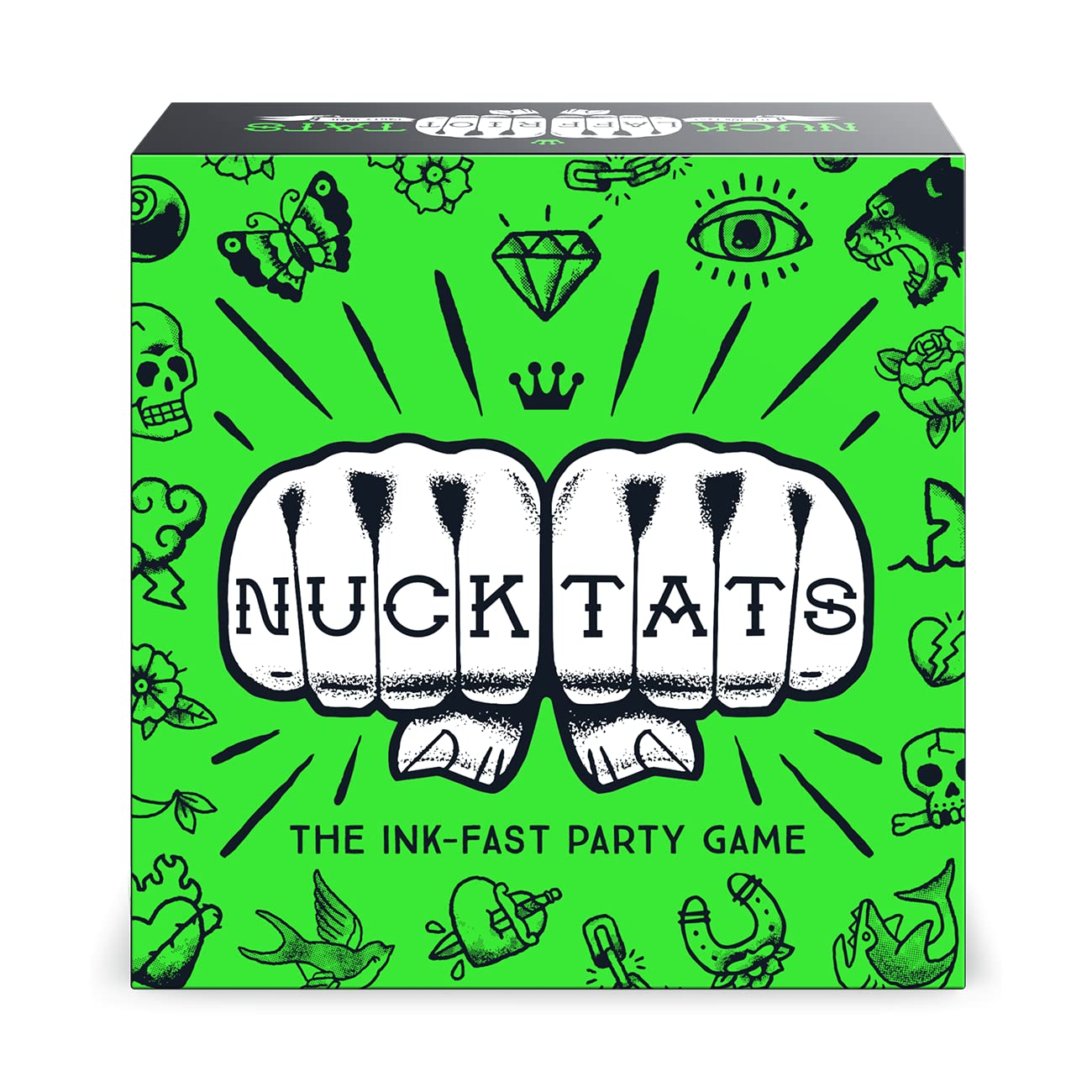 Funko Games NUCK Tats Party Game Ages 13 and Up for 3-6 Players