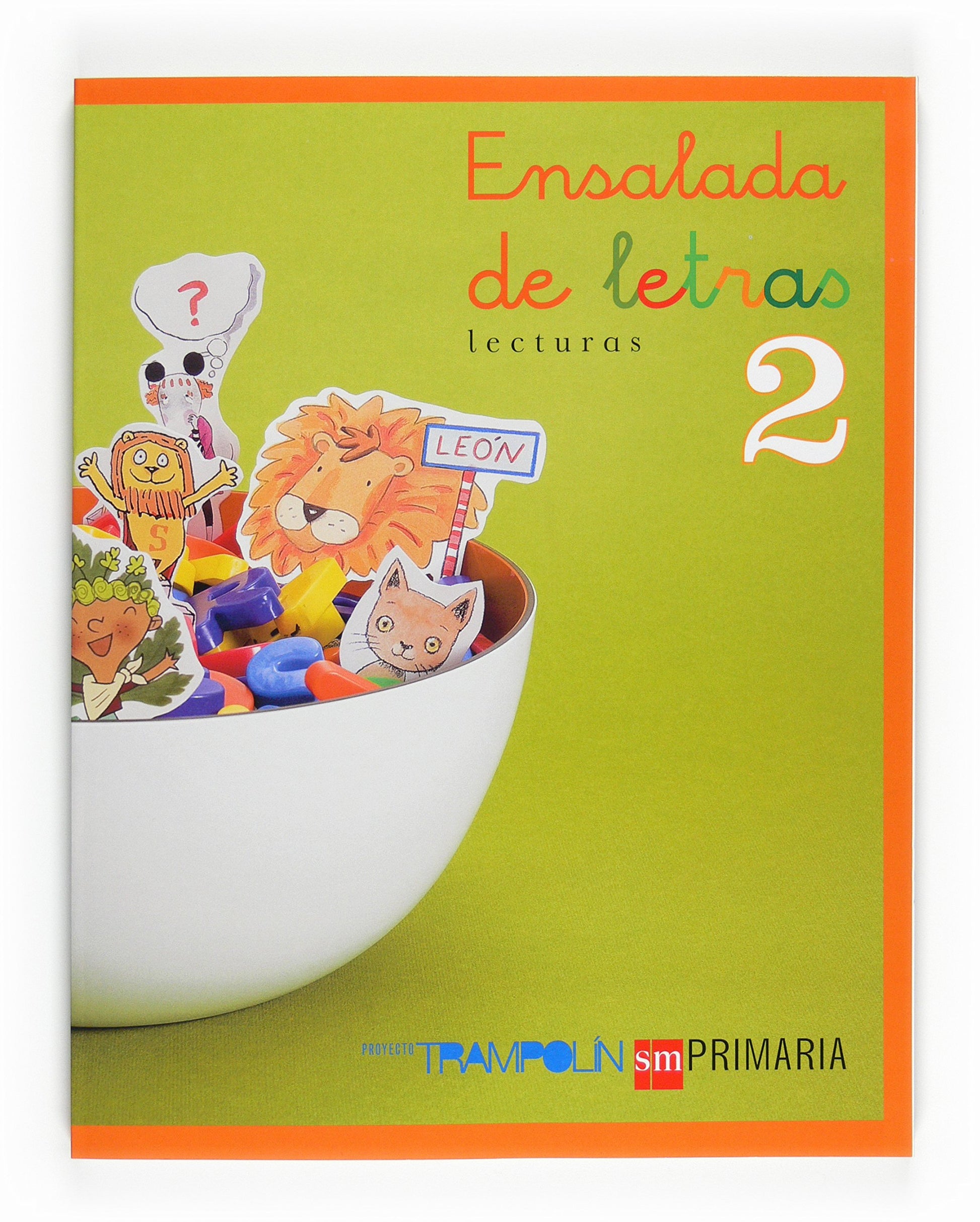 Libro: Lecturas: Ensalada de letras. 2 Primaria. Trampolín