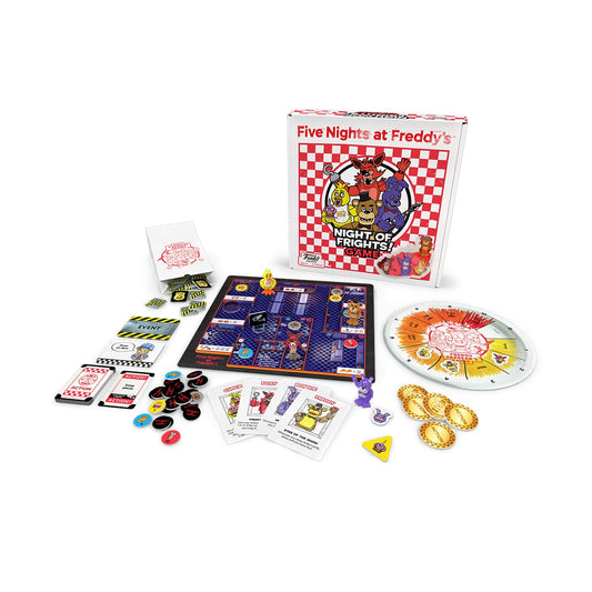 Funko Games Five Nights at Freddy's Night of Frights! Board Game | Includes 4 Sculpted Figures | 2-4 Players, Ages 8+