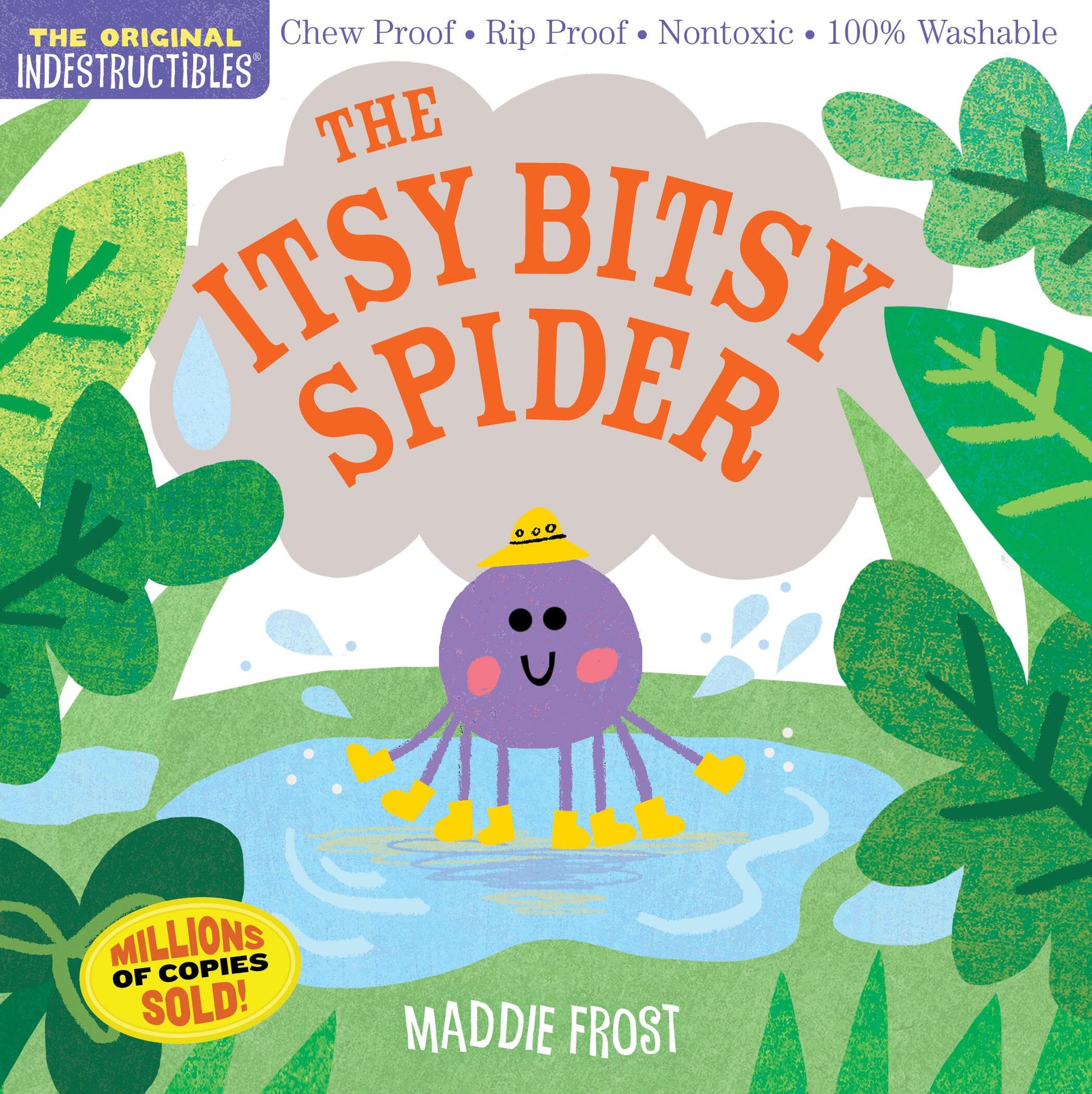 Indestructibles: Itsy Bitsy Spider: Chew Proof - Rip Proof - Nontoxic - 100% Washable (Book for Babies, Newborn Books, Safe to Chew)