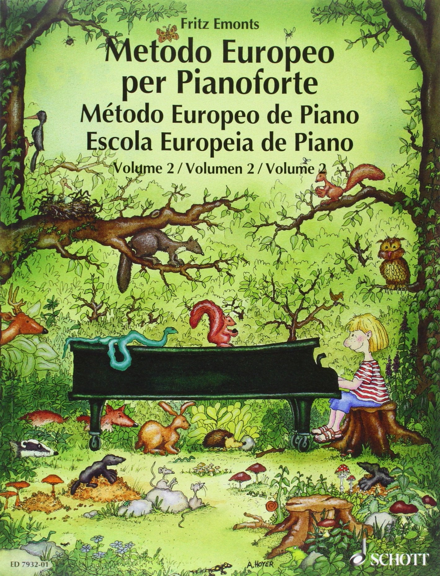 Libro: European piano method. Per la Scuola media (Vol. 2): German/French/English/Spanish