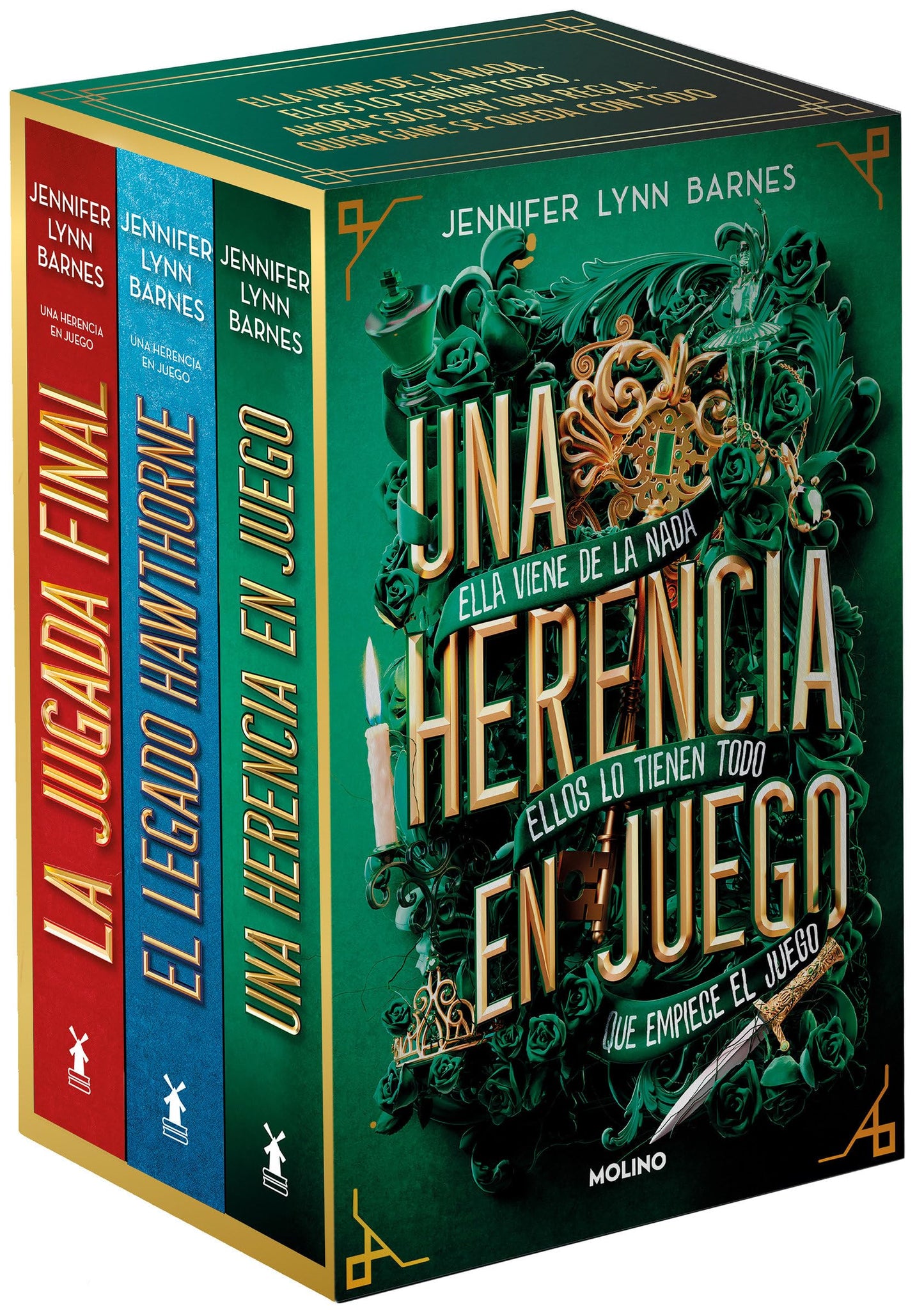 Libro: Una herencia en juego (estuche con: Una herencia en juego | El legado Hawthorne | La jugada final) (Una herencia en juego) (Universo Una herencia en juego)