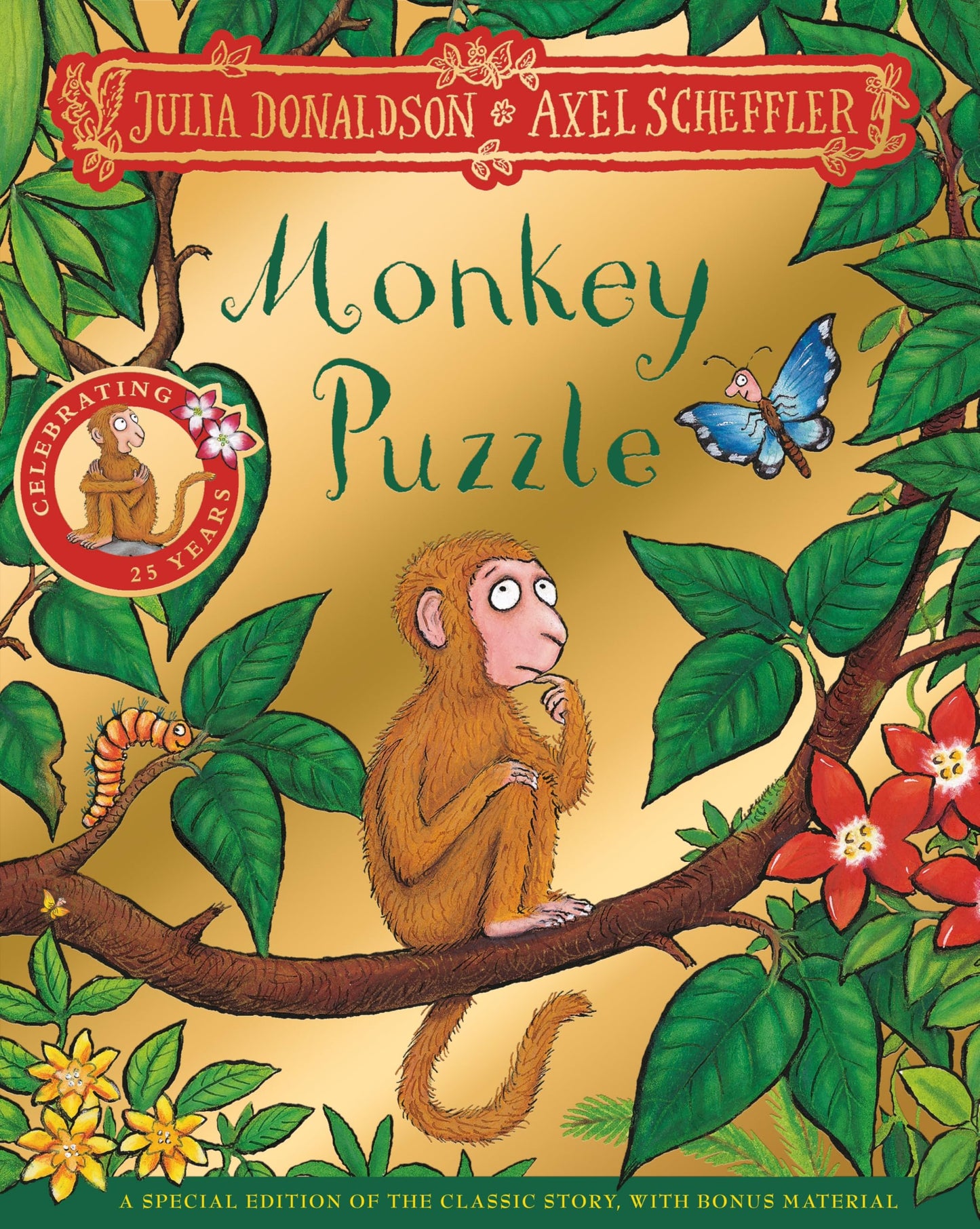 Libro: Monkey Puzzle 25th Anniversary Edition: with a shiny gold foil cover and fun activities to make and do!