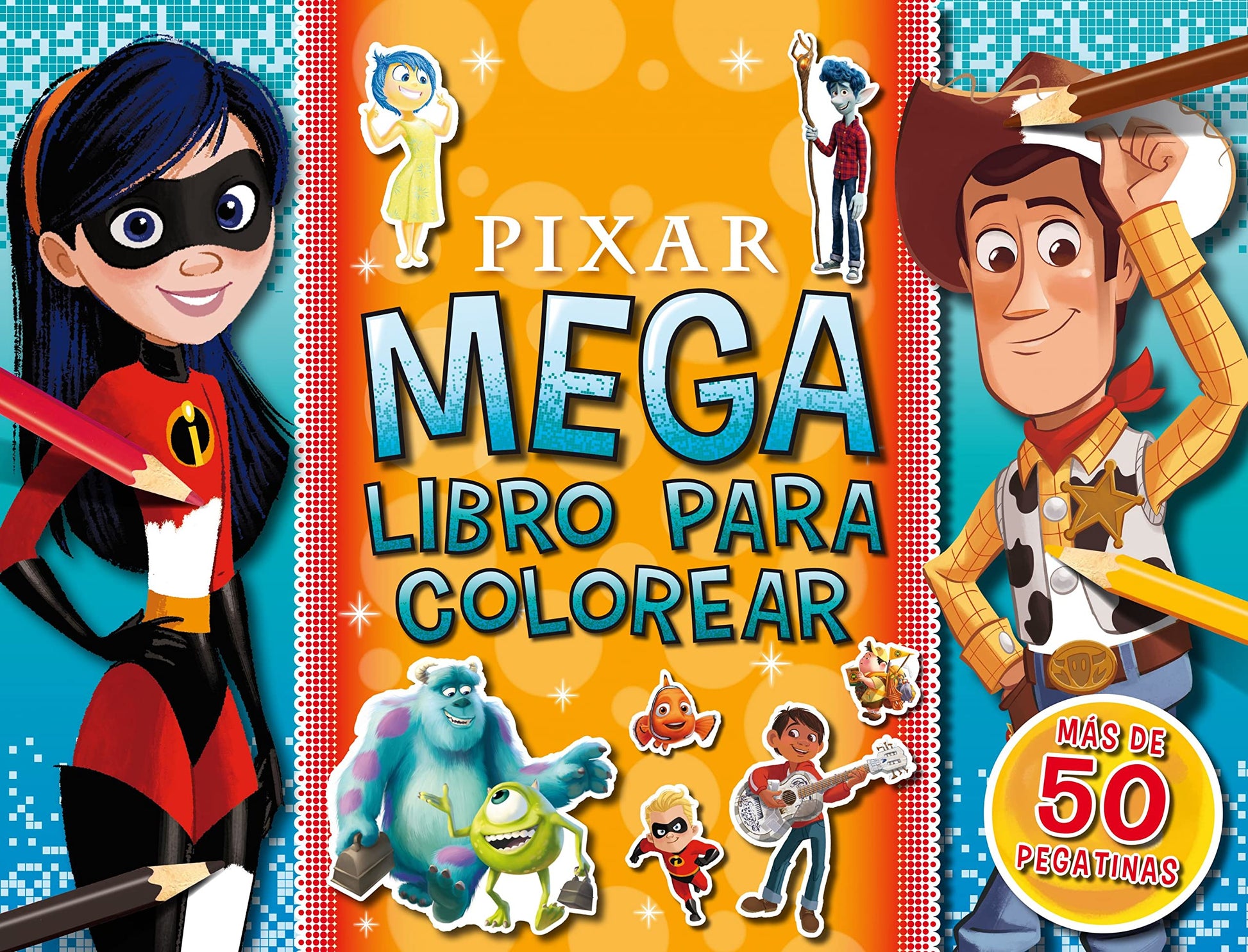 Libro: Pixar. Megalibro para colorear: Con pegatinas (Disney-Pixar)