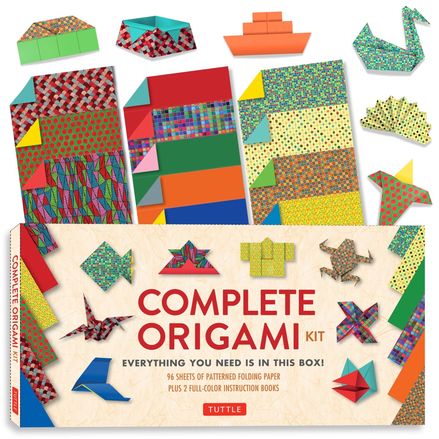 Libro: Complete Origami Kit: [Kit with 2 Origami How-to Books, 98 Papers, 30 Projects] This Easy Origami for Beginners Kit is Great for Both Kids and Adults