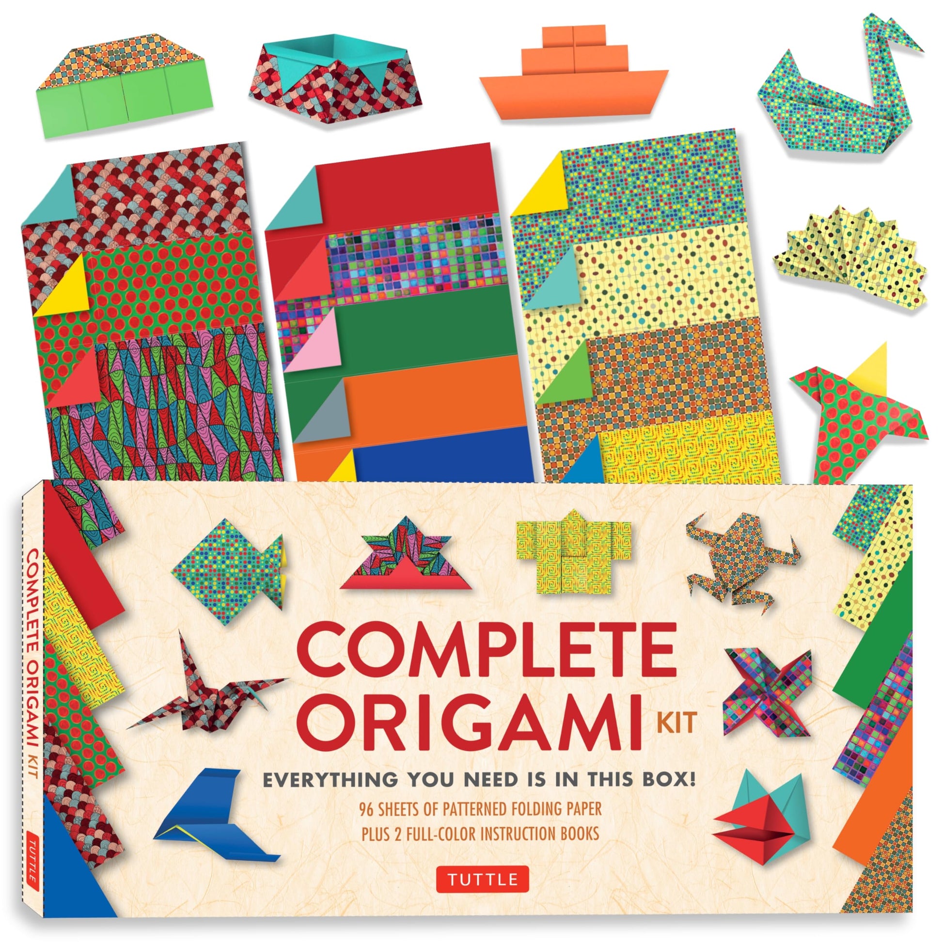 Libro: Complete Origami Kit: [Kit with 2 Origami How-to Books, 98 Papers, 30 Projects] This Easy Origami for Beginners Kit is Great for Both Kids and Adults
