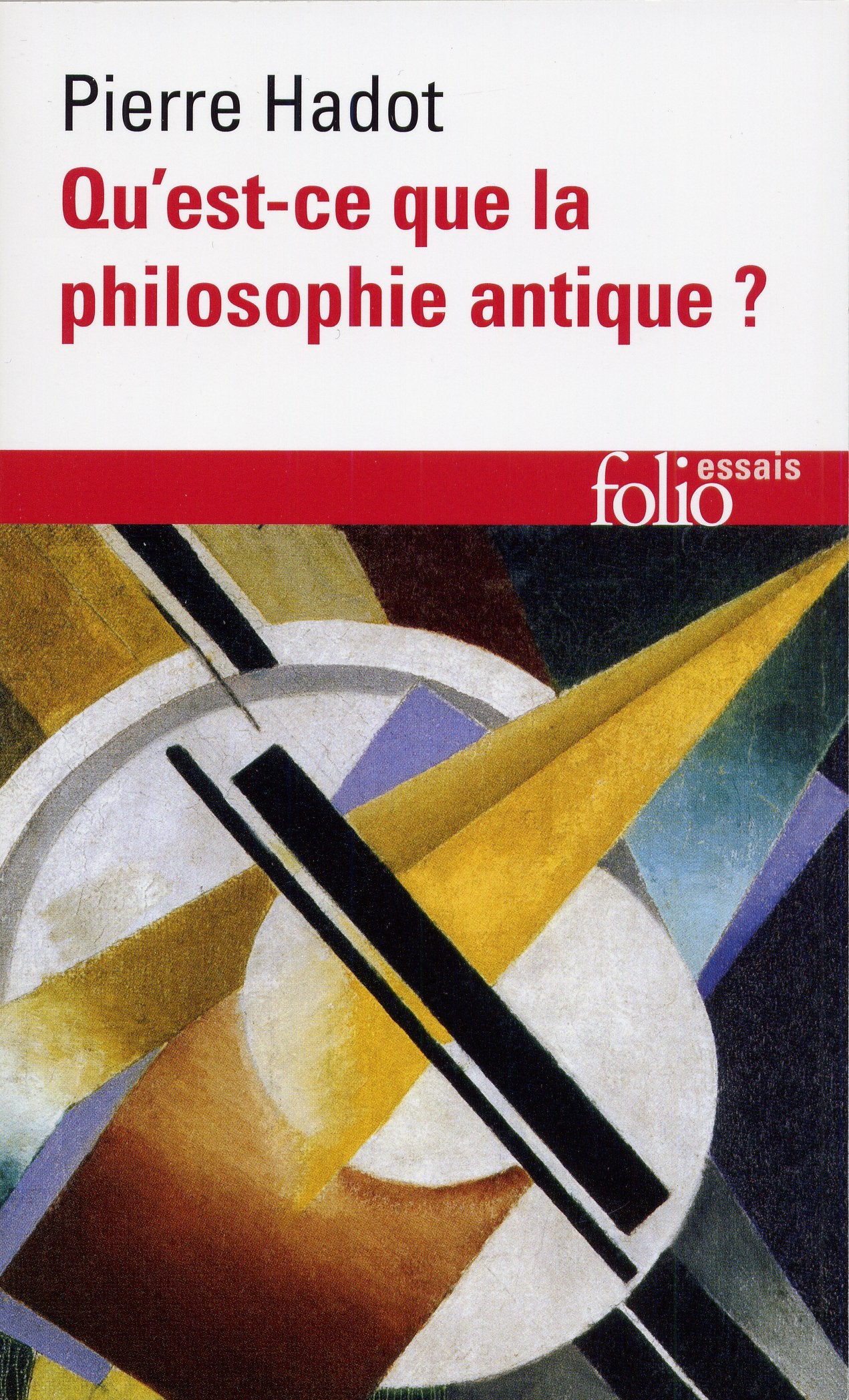 Libro: Qu'est-ce que la philosophie antique ?