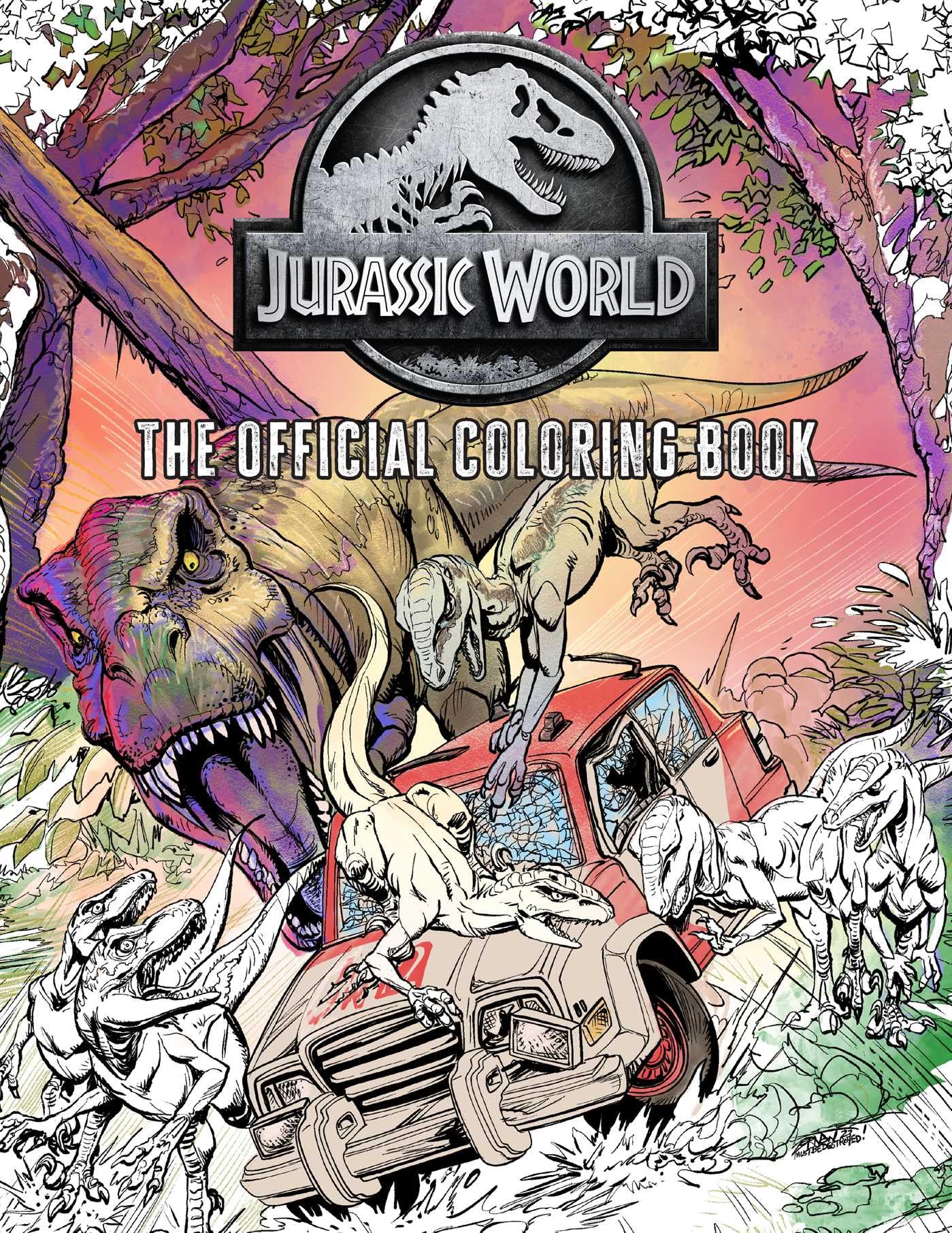 Libro: Jurassic World: The Official Coloring Book