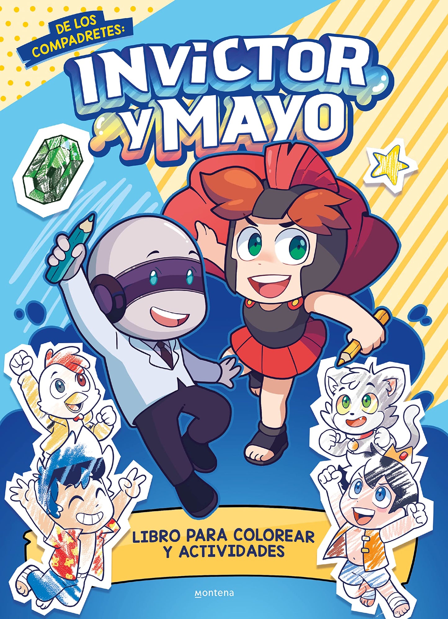 Libro: Invictor y Mayo - Libro para colorear y actividades