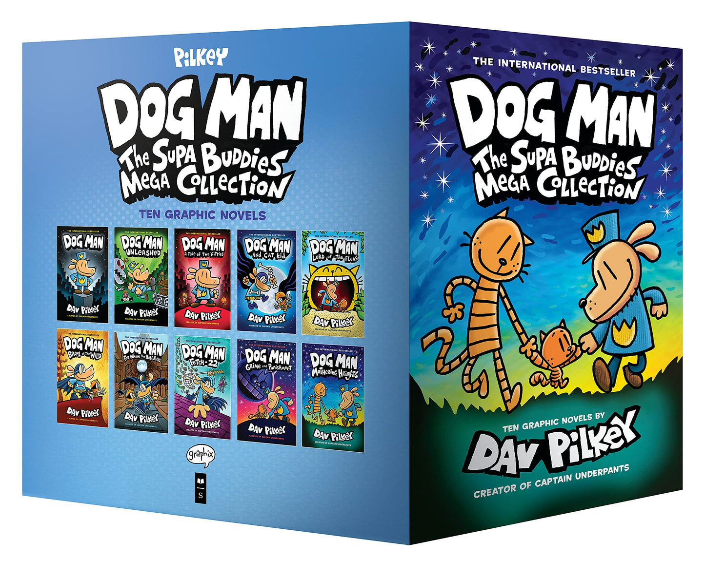 Libro: Dog Man: The Supa Buddies Mega Collection: From the Creator of Captain Underpants (Dog Man #1-10 Box Set)