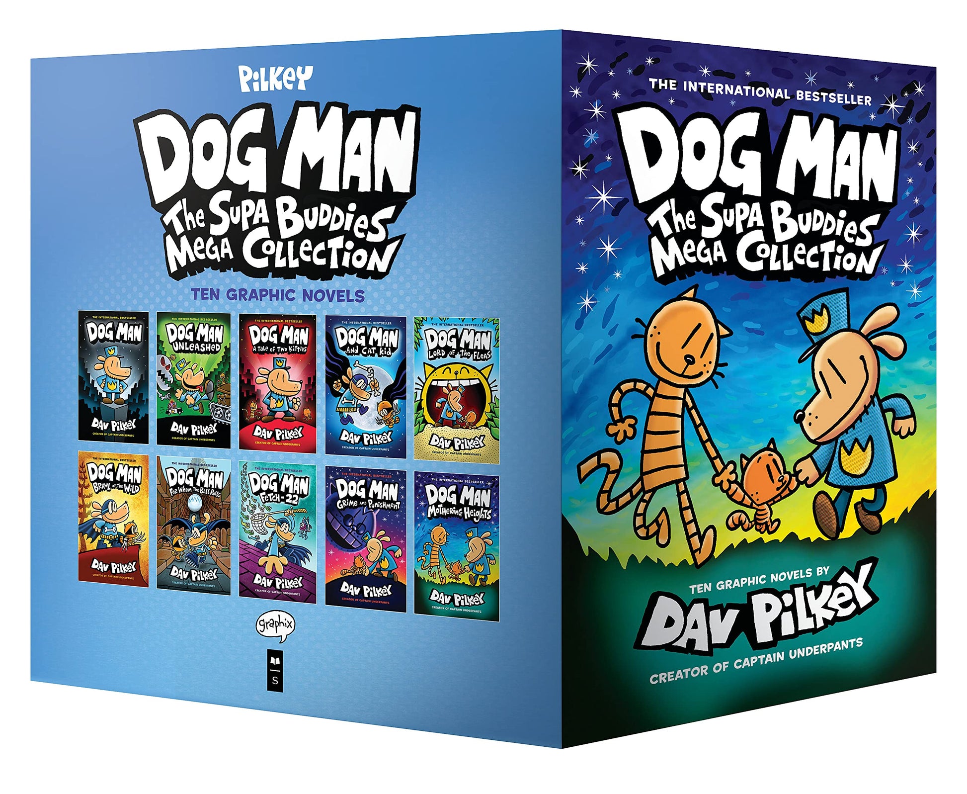 Libro: Dog Man: The Supa Buddies Mega Collection: From the Creator of Captain Underpants (Dog Man #1-10 Box Set)