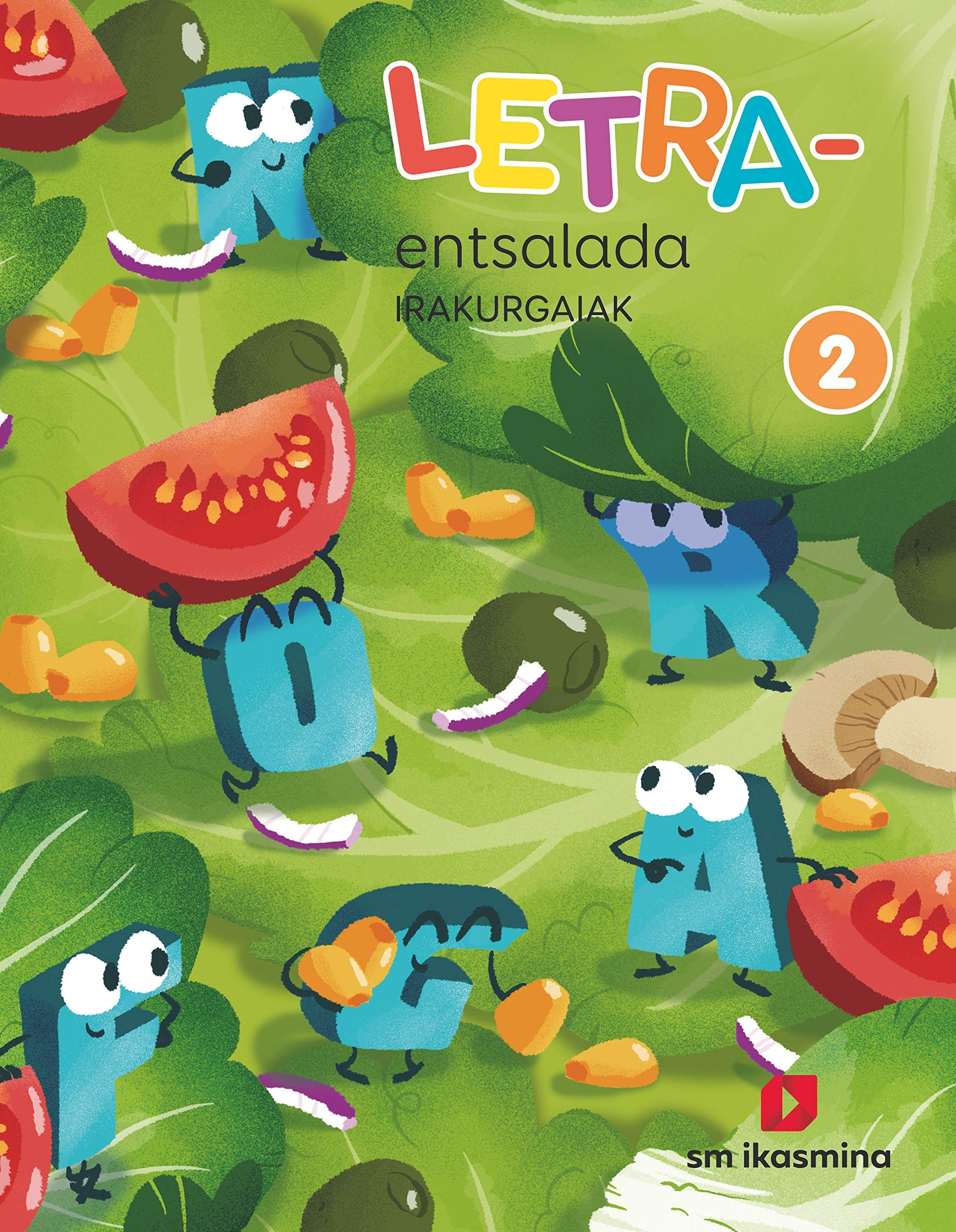 Libro: Letra-entsalada. Irakurgaiak. 2 Primaria. Ikasmina