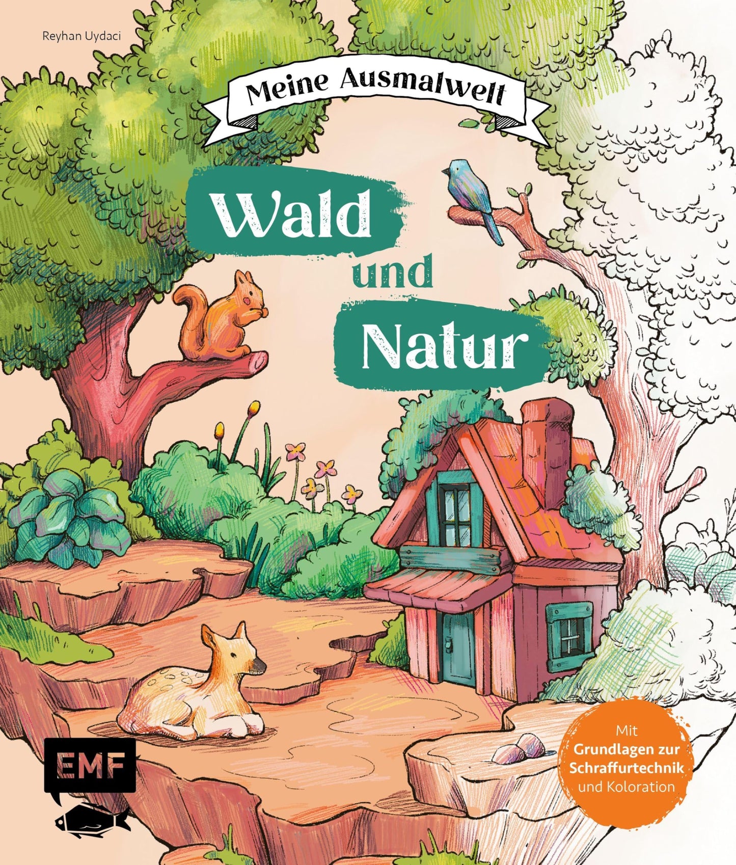 Libro: Meine Ausmalwelt: Wald und Natur