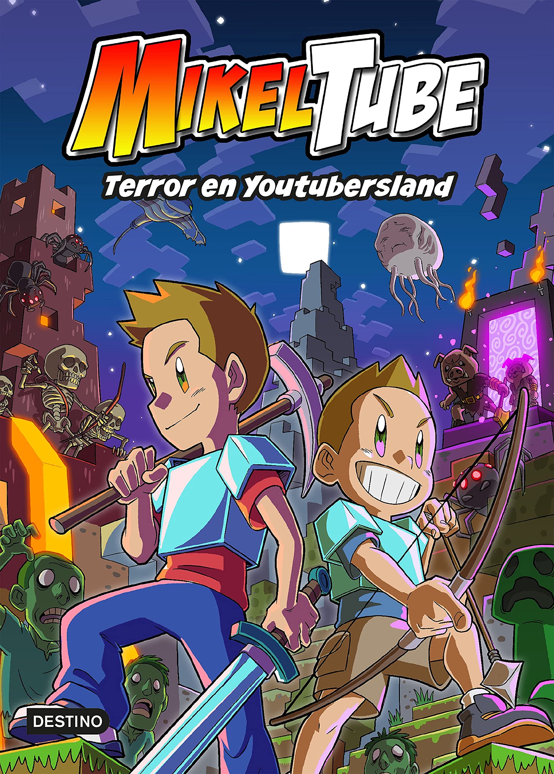 Libro: Mikeltube 5. Terror en Youtubersland (Jóvenes influencers)
