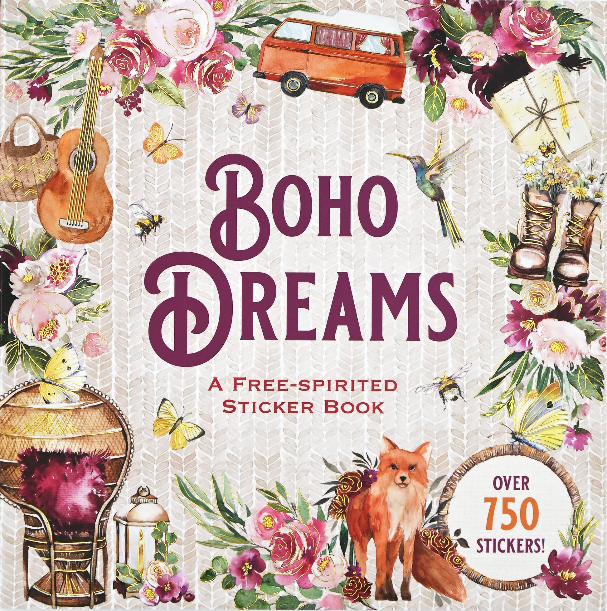 Libro: Boho Dreams Sticker Book: A Free-Spirited Sticker Book