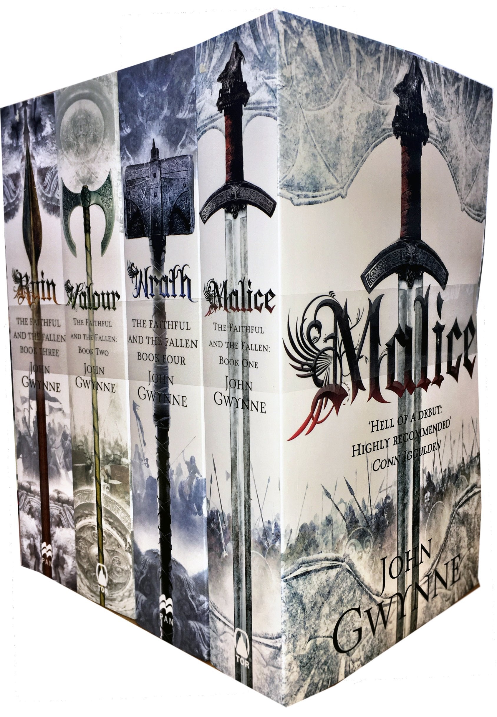 Libro: The Faithful and the Fallen 4 Books Collection Set By John Gwynne (Malice, Valour, Ruin & Wrath)