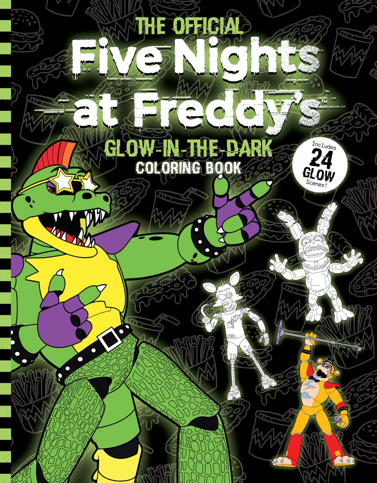 Libro: Five Nights at Freddy's Glow in the Dark Coloring Book