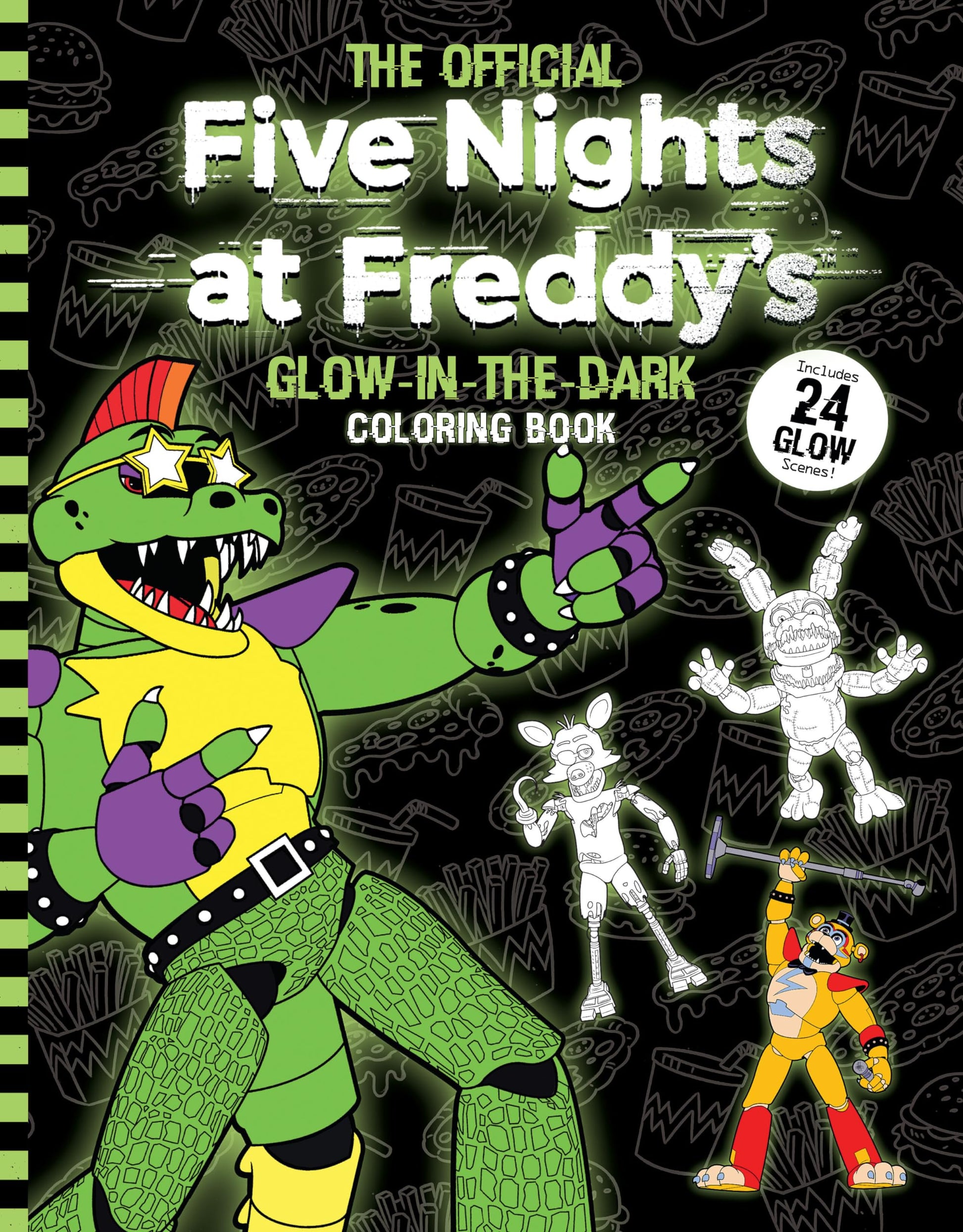 Libro: Five Nights at Freddy's Glow in the Dark Coloring Book