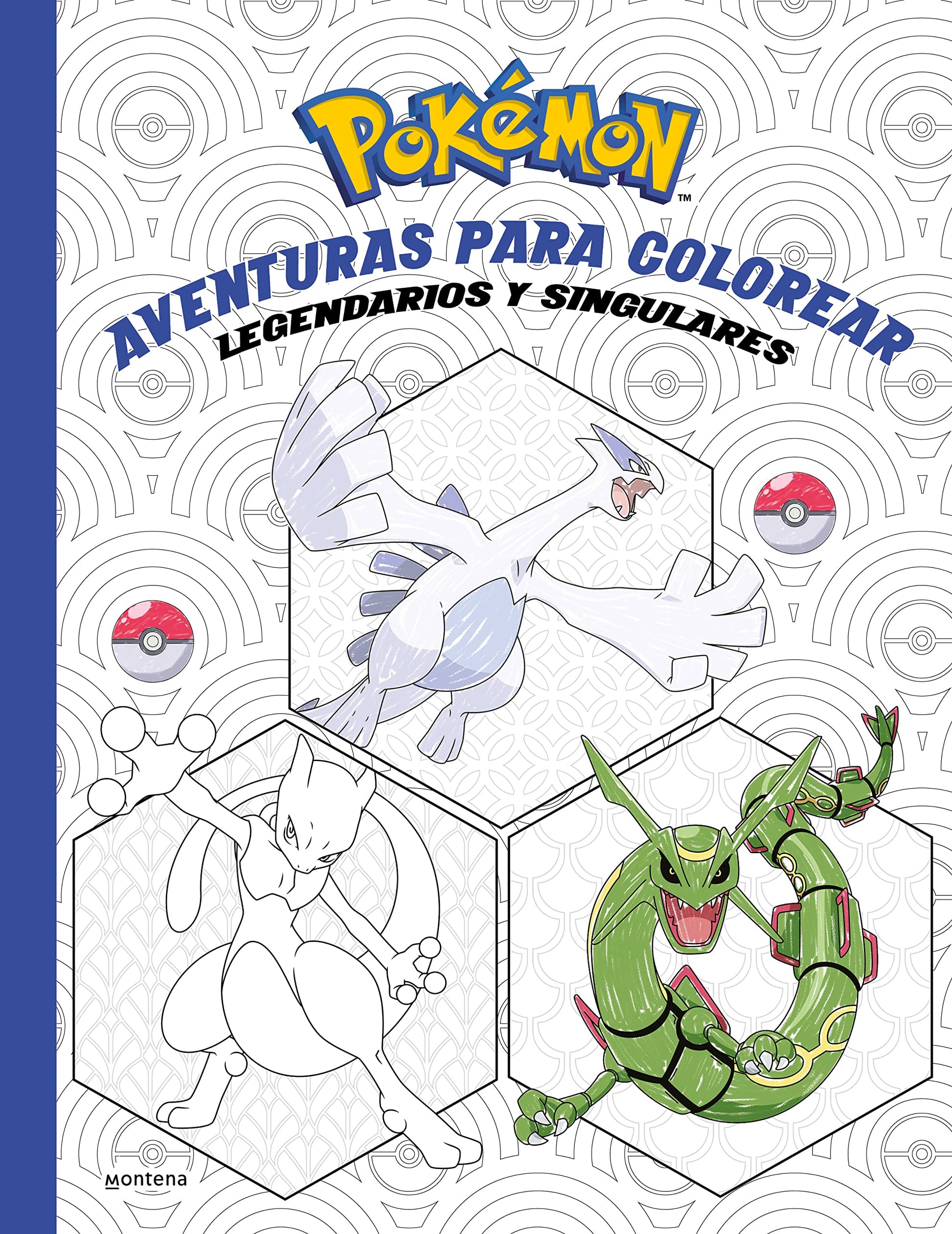 Libro: Pokémon Aventuras para colorear: legendarios y singulares (Colección Pokémon): Legendarios y singulares / Legendary & Mythical Pokémon