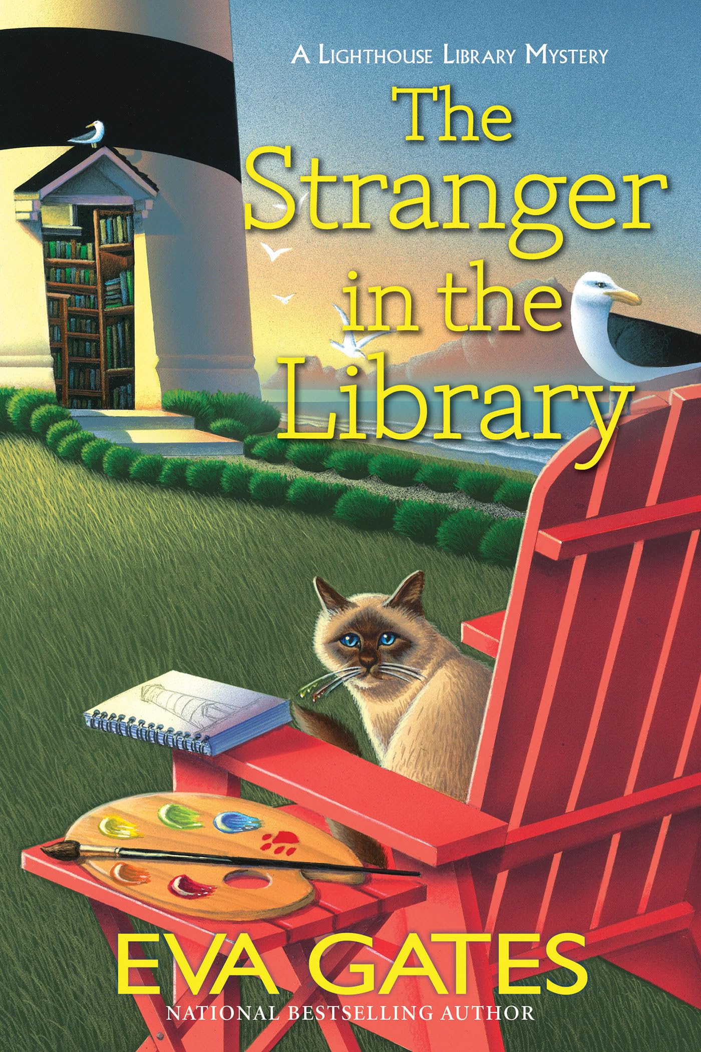Libro: The Stranger in the Library (A Lighthouse Library Mystery)
