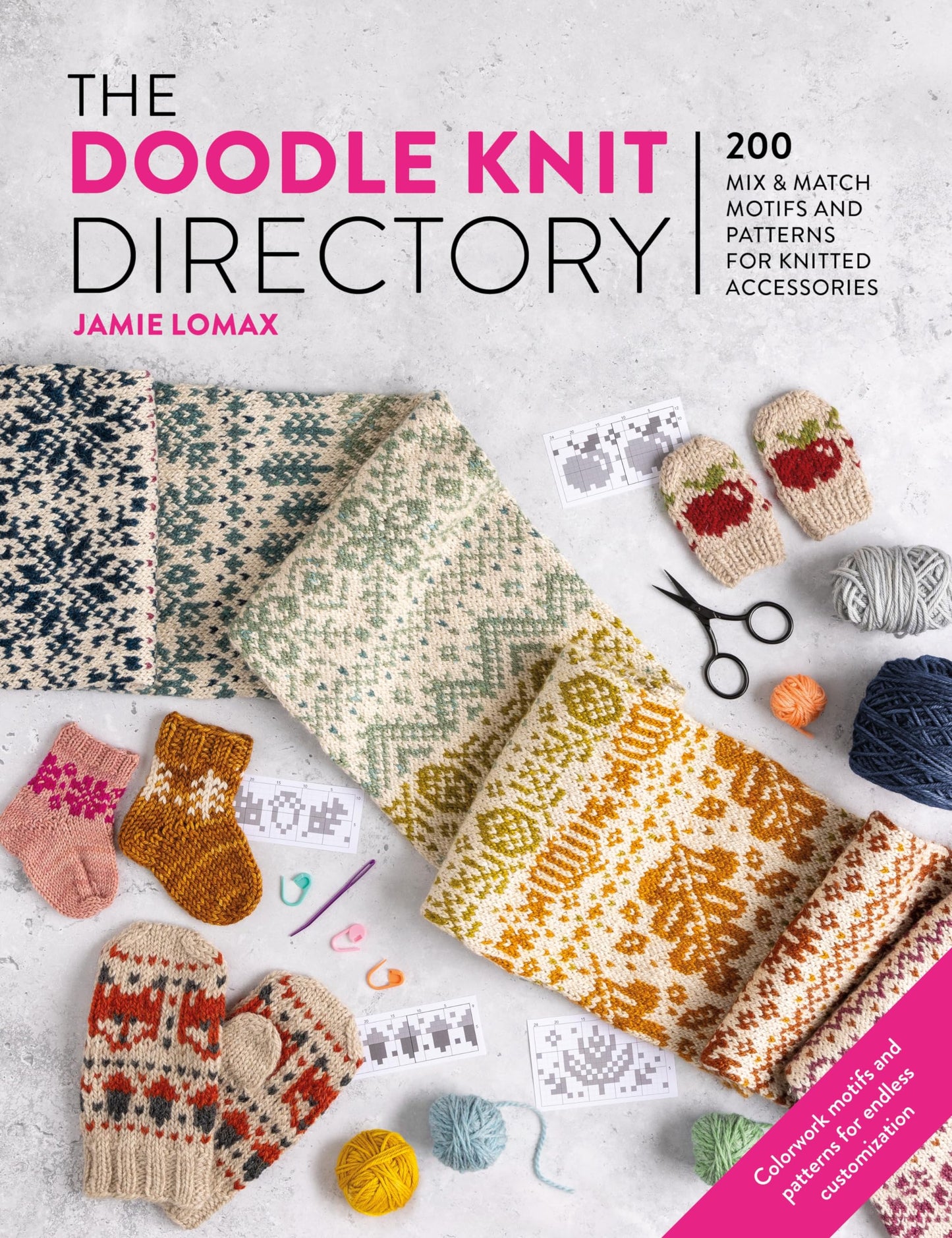 Libro: The Doodle Knit Directory: 200 mix & match motifs and patterns for knitted accessorie